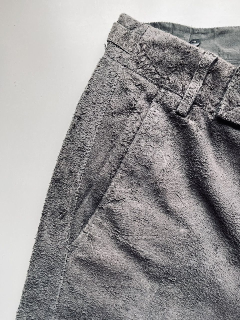 Damir Doma DAMIR DOMA REVERSE LEATHER TROUSERS Size US 32 / EU 48 - 3 Thumbnail