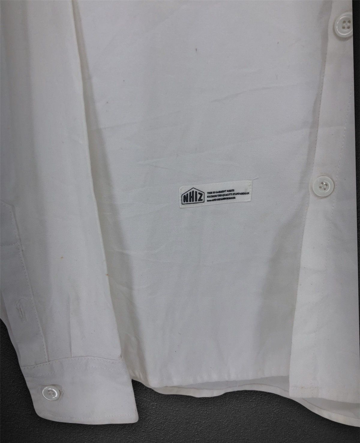 izzue NHIZ: Spellout L/S Button Up Shirt Size US XL / EU 56 / 4 - 3 Thumbnail