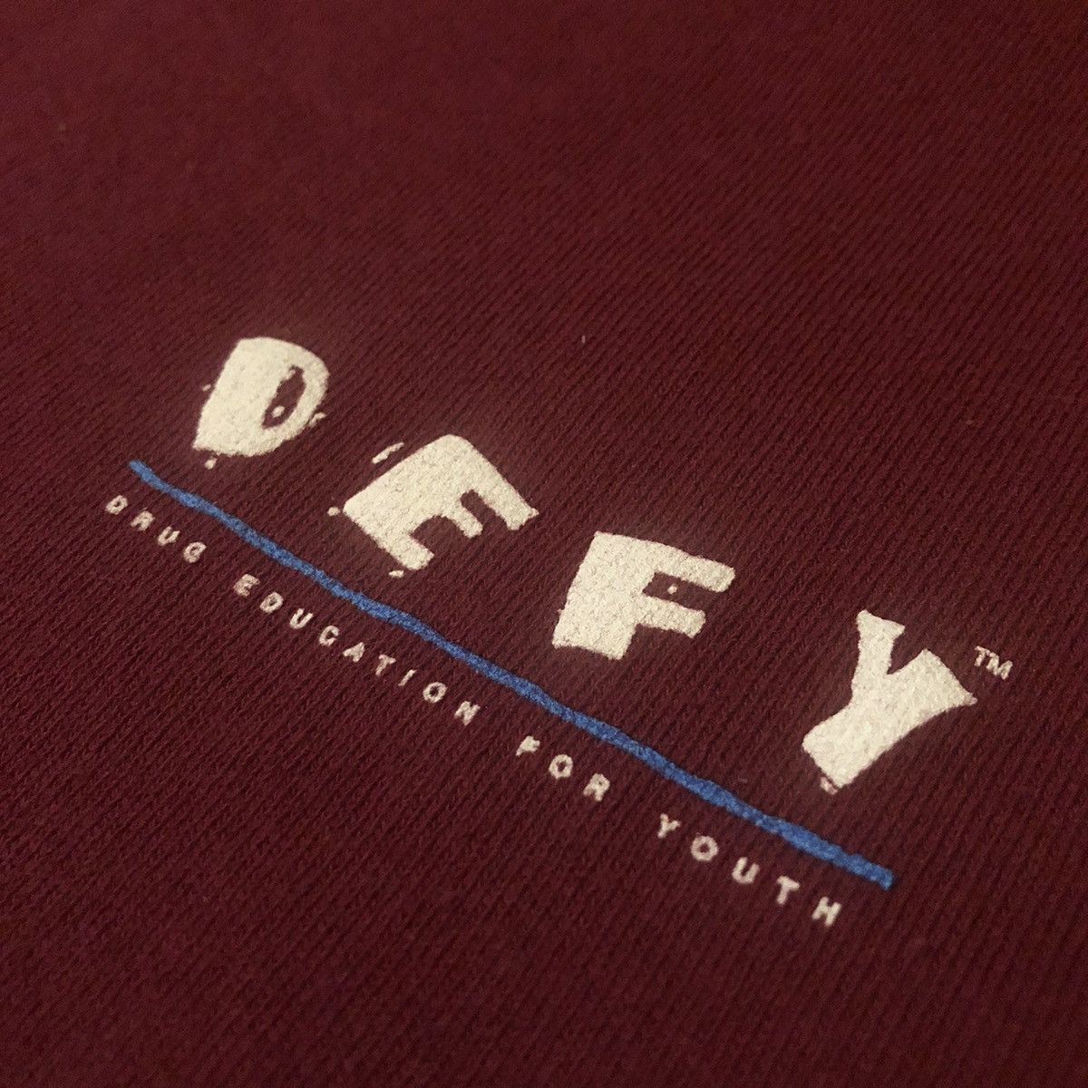 D.A.R.E Vintage DEFY Drug Education For Youth Heavyweight Crewneck Size US L / EU 52-54 / 3 - 4 Thumbnail