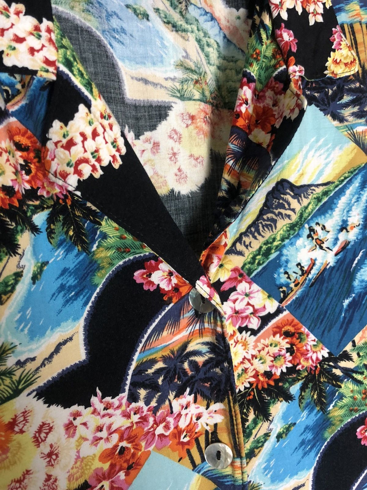 Vintage Vintage NOTATIONS Hawaiian shirt big size for Women Size ONE SIZE - 6 Thumbnail