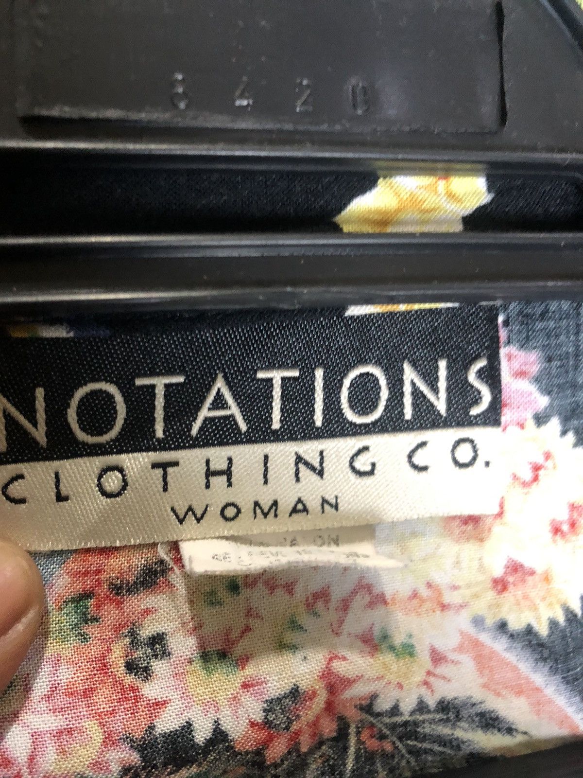 Vintage Vintage NOTATIONS Hawaiian shirt big size for Women Size ONE SIZE - 8 Thumbnail