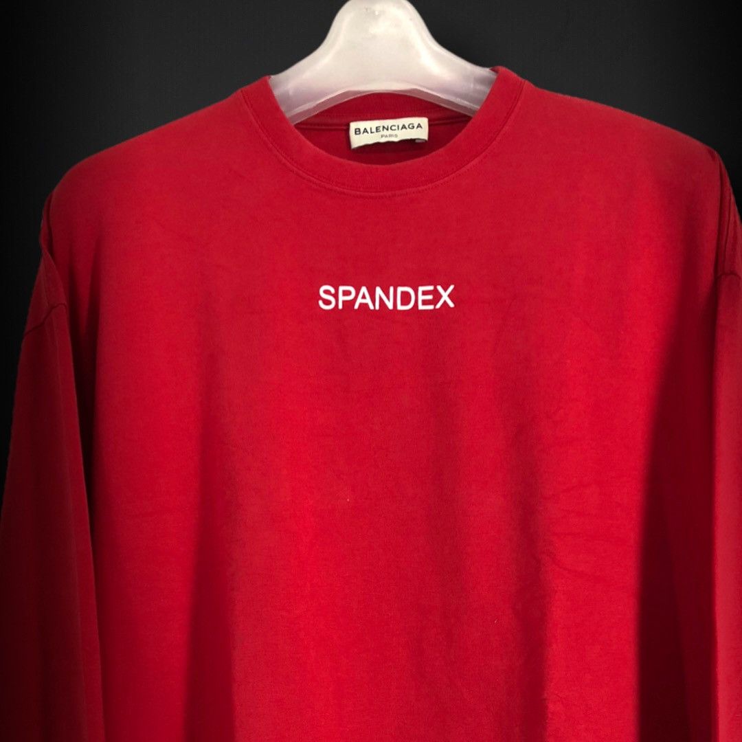 Balenciaga ‘Spandex’ Crewneck Sweater Size US S / EU 44-46 / 1 - 3 Thumbnail