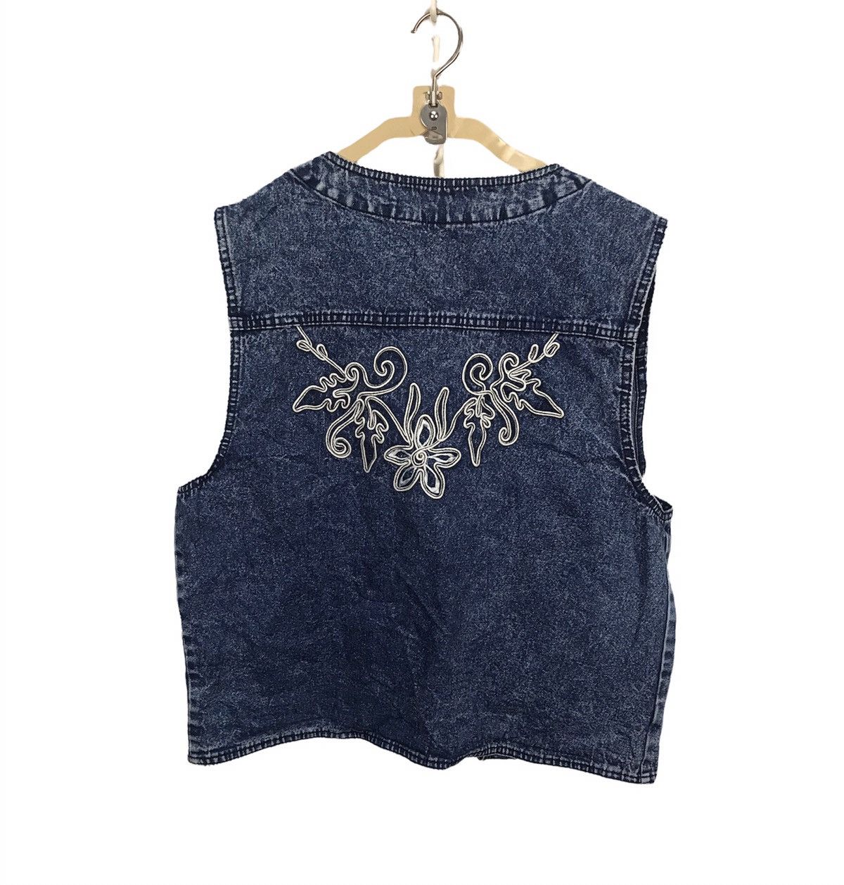 Other Embroidered denim vest snap button Size US M / EU 48-50 / 2 - 2 Thumbnail
