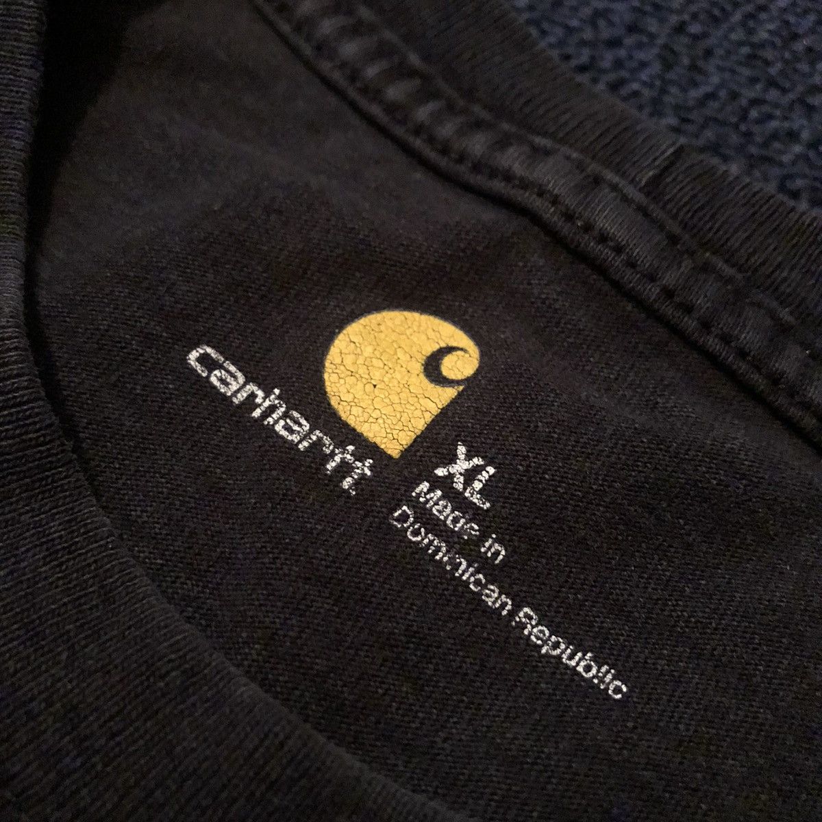 Carhartt Vintage 2000s Carhartt Basic Spellout Logo Faded Longsleeve Size US XL / EU 56 / 4 - 6 Thumbnail