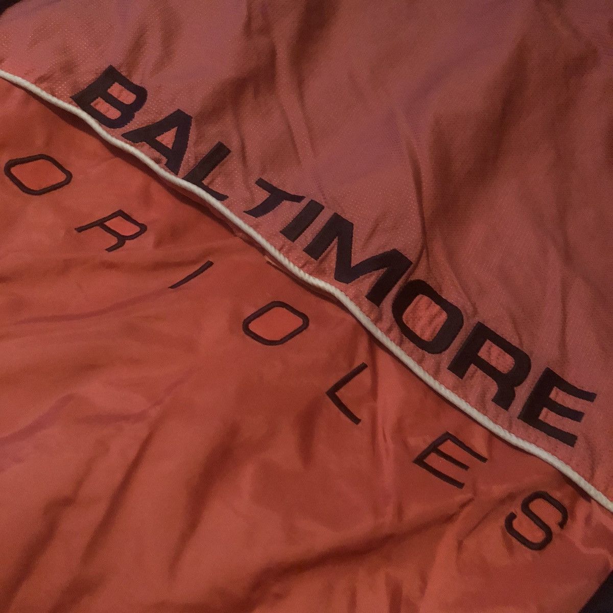 Starter Vintage 90s MLB Baltimore Orioles Zip Up Windbreaker Hoodie Size US XXL / EU 58 / 5 - 11 Thumbnail