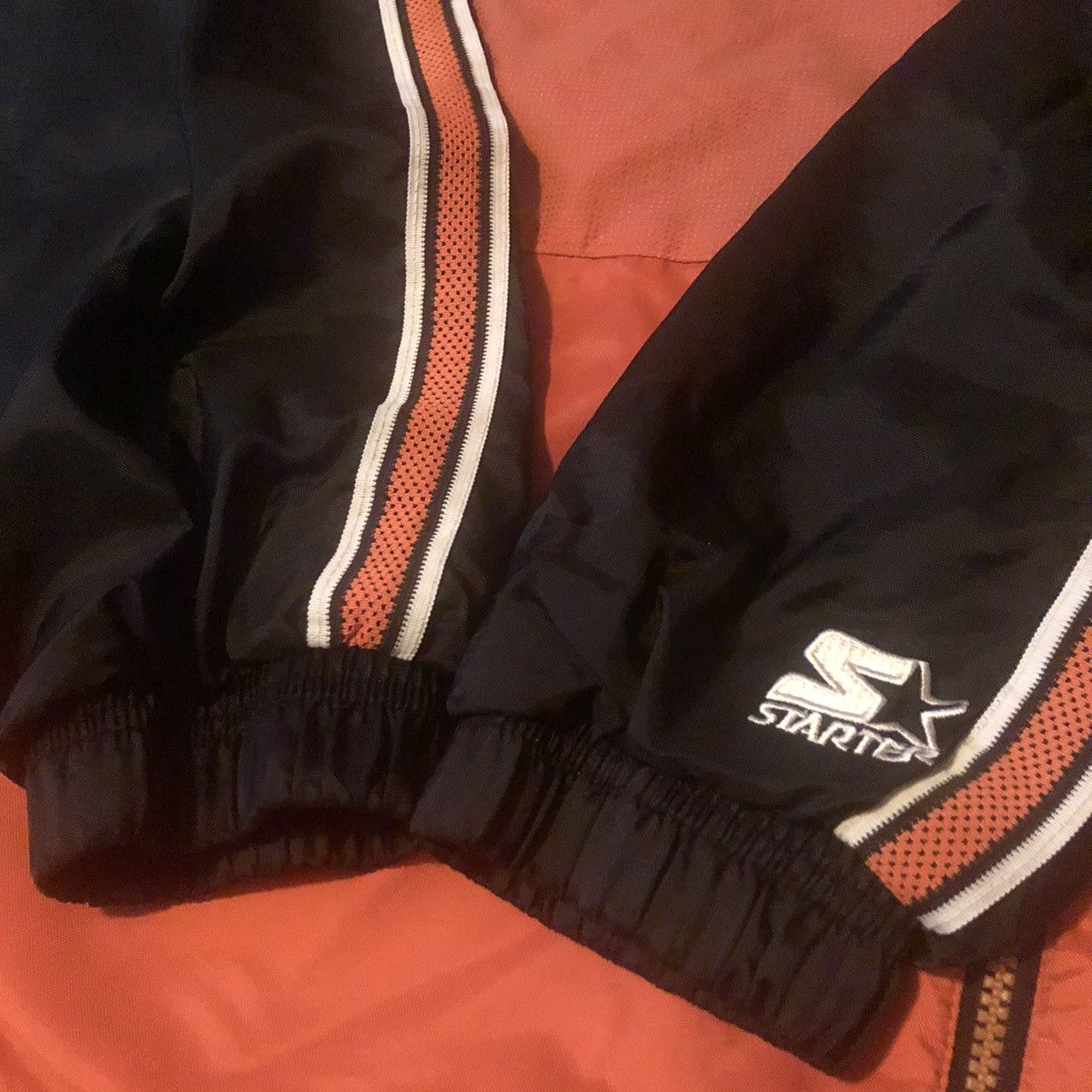 Starter Vintage 90s MLB Baltimore Orioles Zip Up Windbreaker Hoodie Size US XXL / EU 58 / 5 - 7 Thumbnail