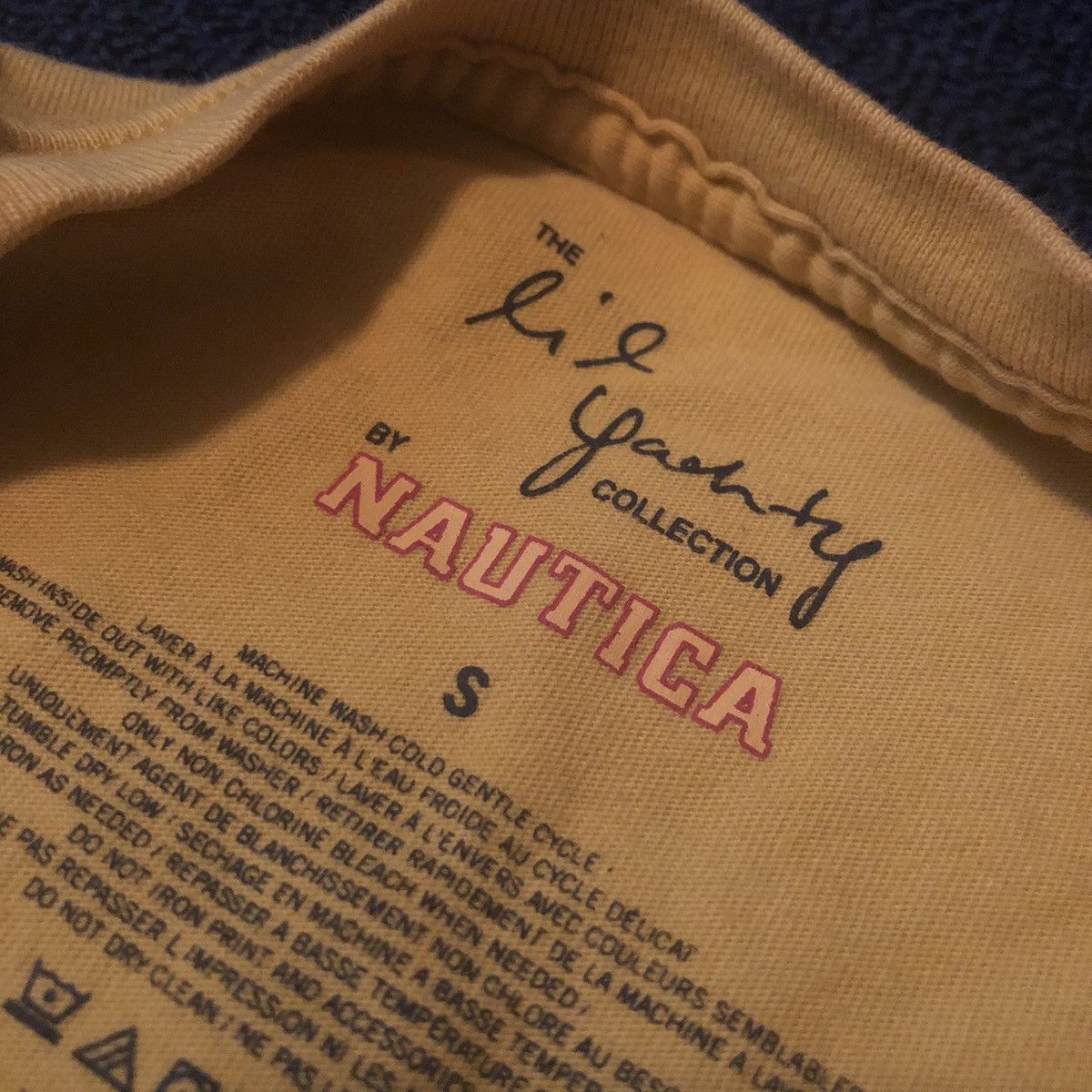 Nautica Vintage Lil Yachty Collection by Nautica NS-83 Logo Tee Size US S / EU 44-46 / 1 - 4 Thumbnail
