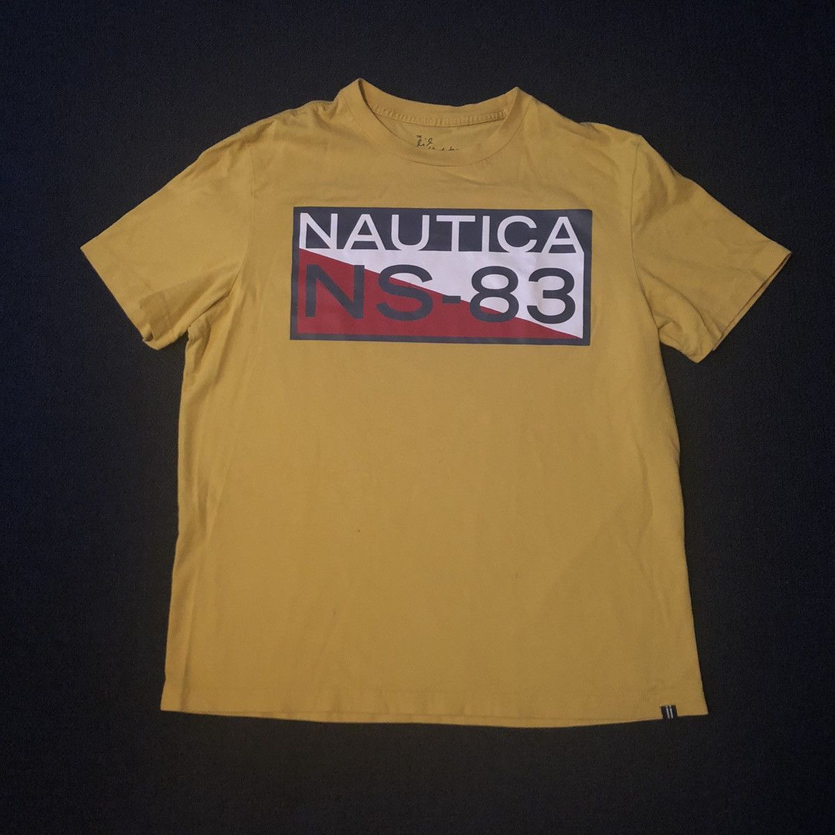 Nautica Vintage Lil Yachty Collection by Nautica NS-83 Logo Tee Size US S / EU 44-46 / 1 - 3 Thumbnail