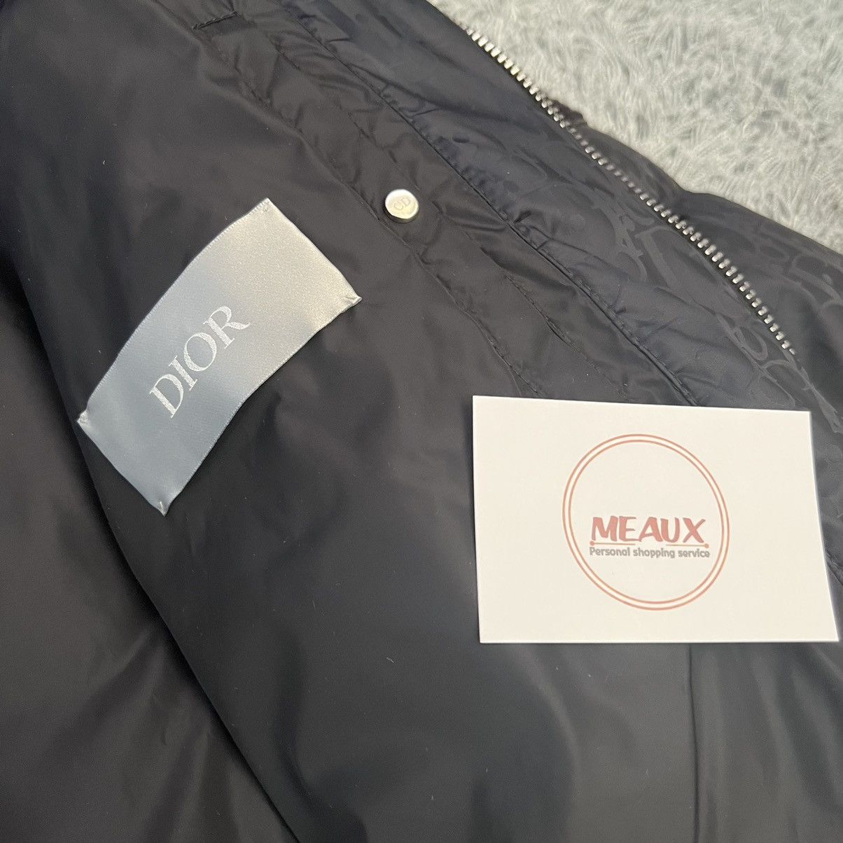 Dior Christian Dior Homme jacket black oblique 48 BNWT logo CD Size US M / EU 48-50 / 2 - 11 Thumbnail