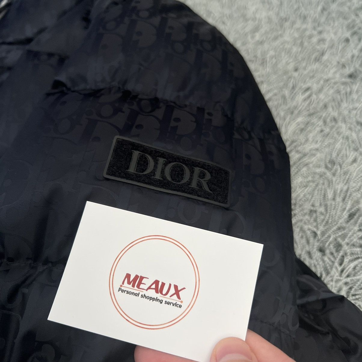 Dior Christian Dior Homme jacket black oblique 48 BNWT logo CD Size US M / EU 48-50 / 2 - 4 Thumbnail