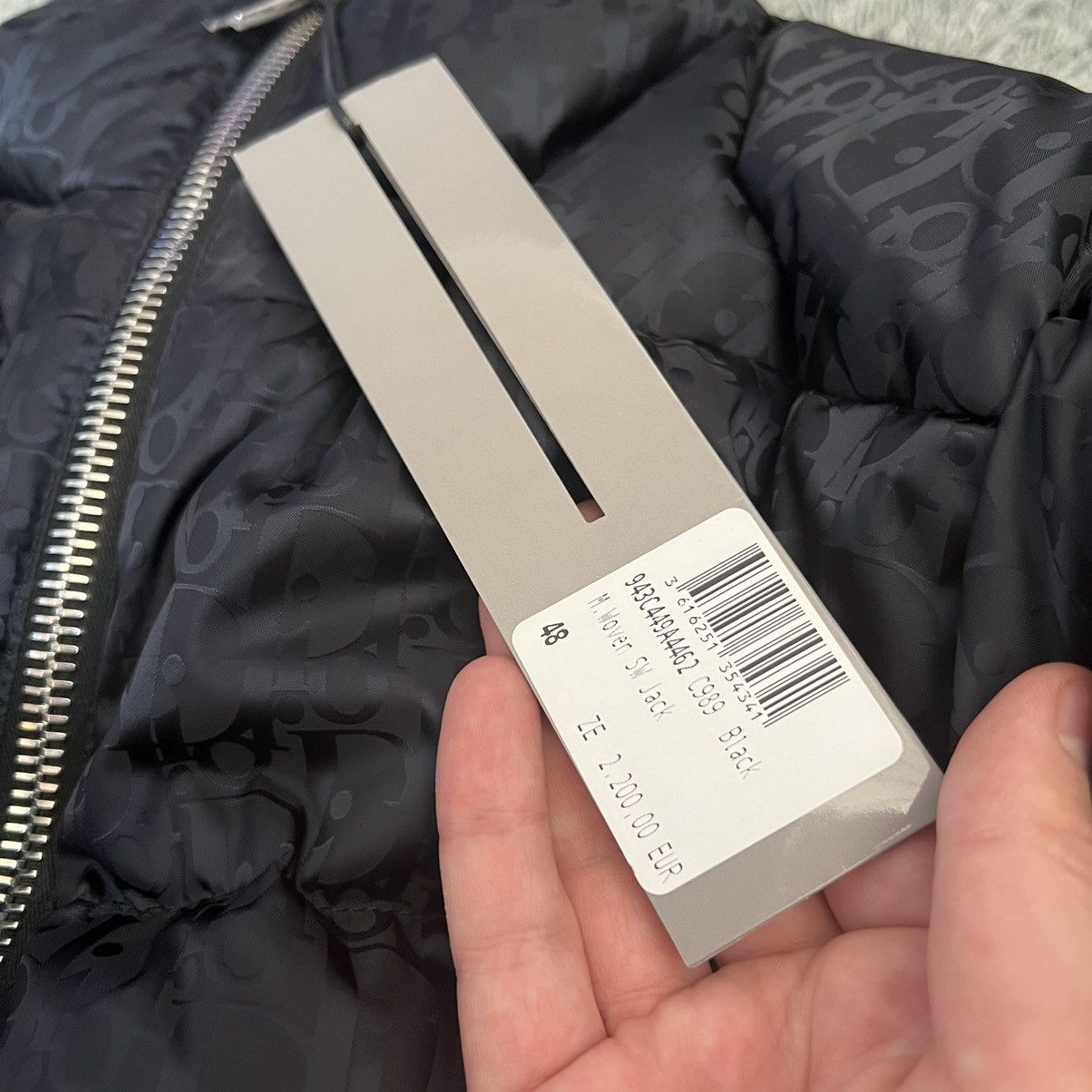 Dior Christian Dior Homme jacket black oblique 48 BNWT logo CD Size US M / EU 48-50 / 2 - 5 Thumbnail