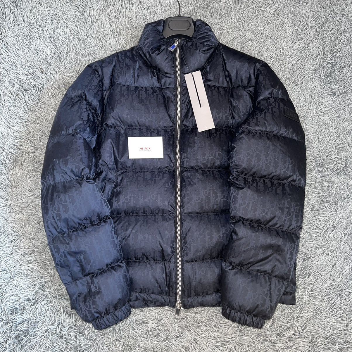 Christian Dior Homme jacket black oblique 48 BNWT logo CD