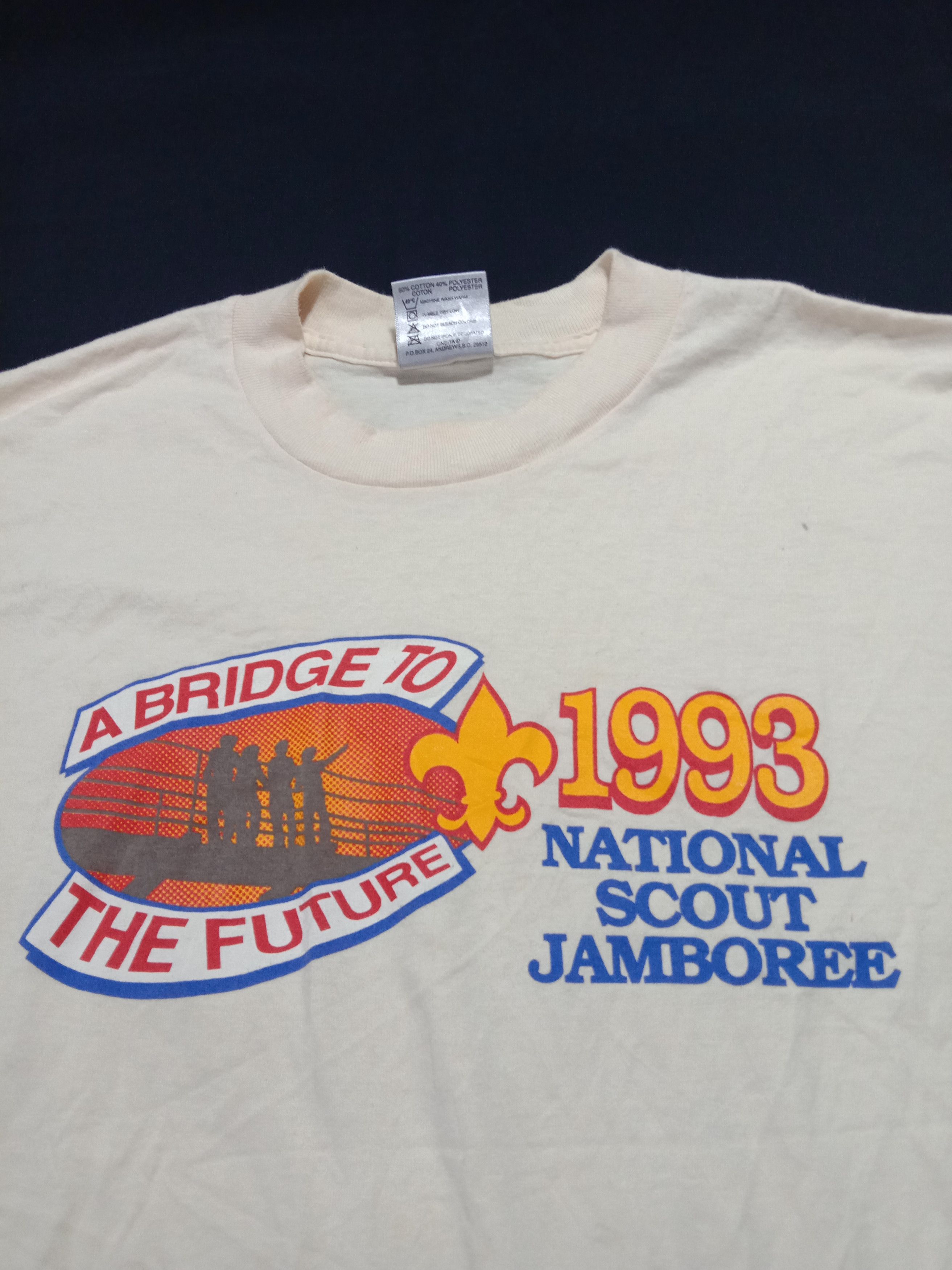 Vintage ONEITA Made in USA Scout Tee 1993 Jamboree Size US S / EU 44-46 / 1 - 2 Thumbnail
