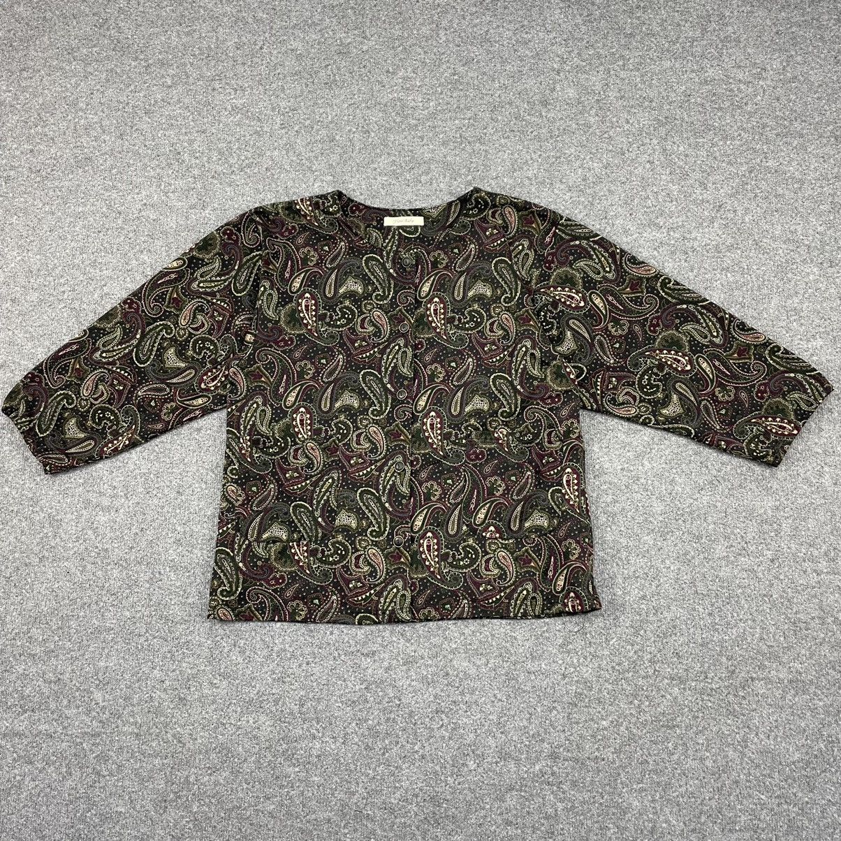 Japanese Brand × Vintage Paisley Bandana Shirt Button Up Like Kapital Style Size US M / EU 48-50 / 2 - 1 Thumbnail