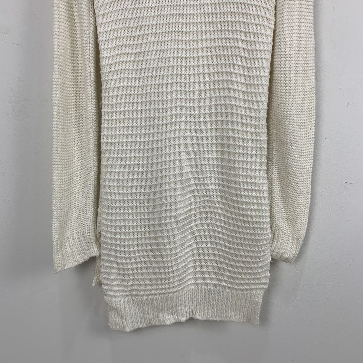 Aran Isles Knitwear × Designer Turtleneck Chunk Crochet Celtic Cable Knitwear Long Sweater Size US S / EU 44-46 / 1 - 14 Thumbnail