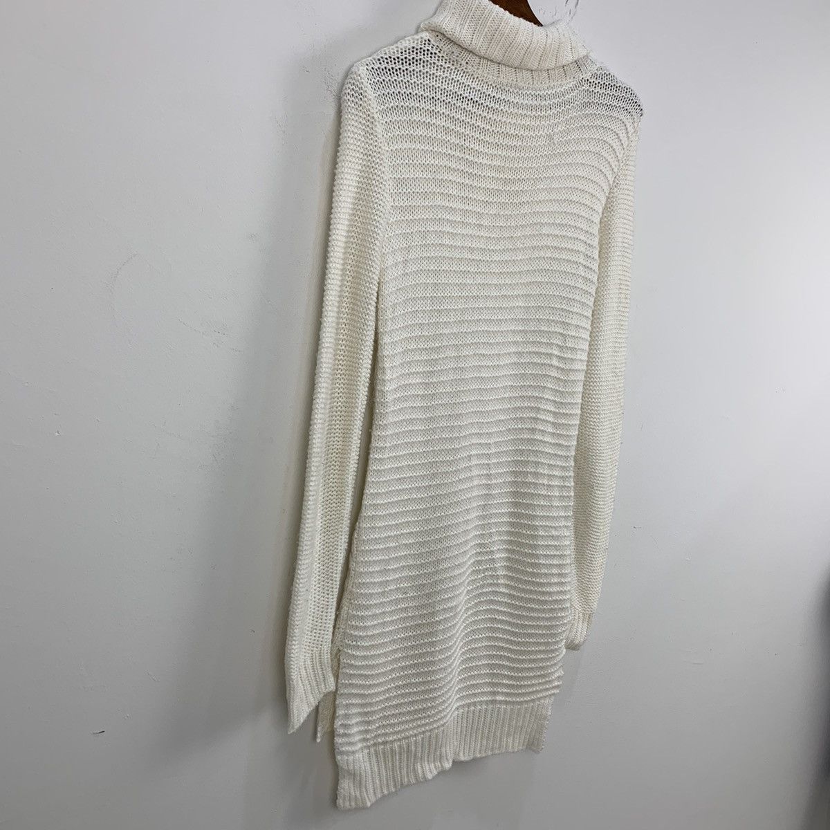 Aran Isles Knitwear × Designer Turtleneck Chunk Crochet Celtic Cable Knitwear Long Sweater Size US S / EU 44-46 / 1 - 15 Thumbnail