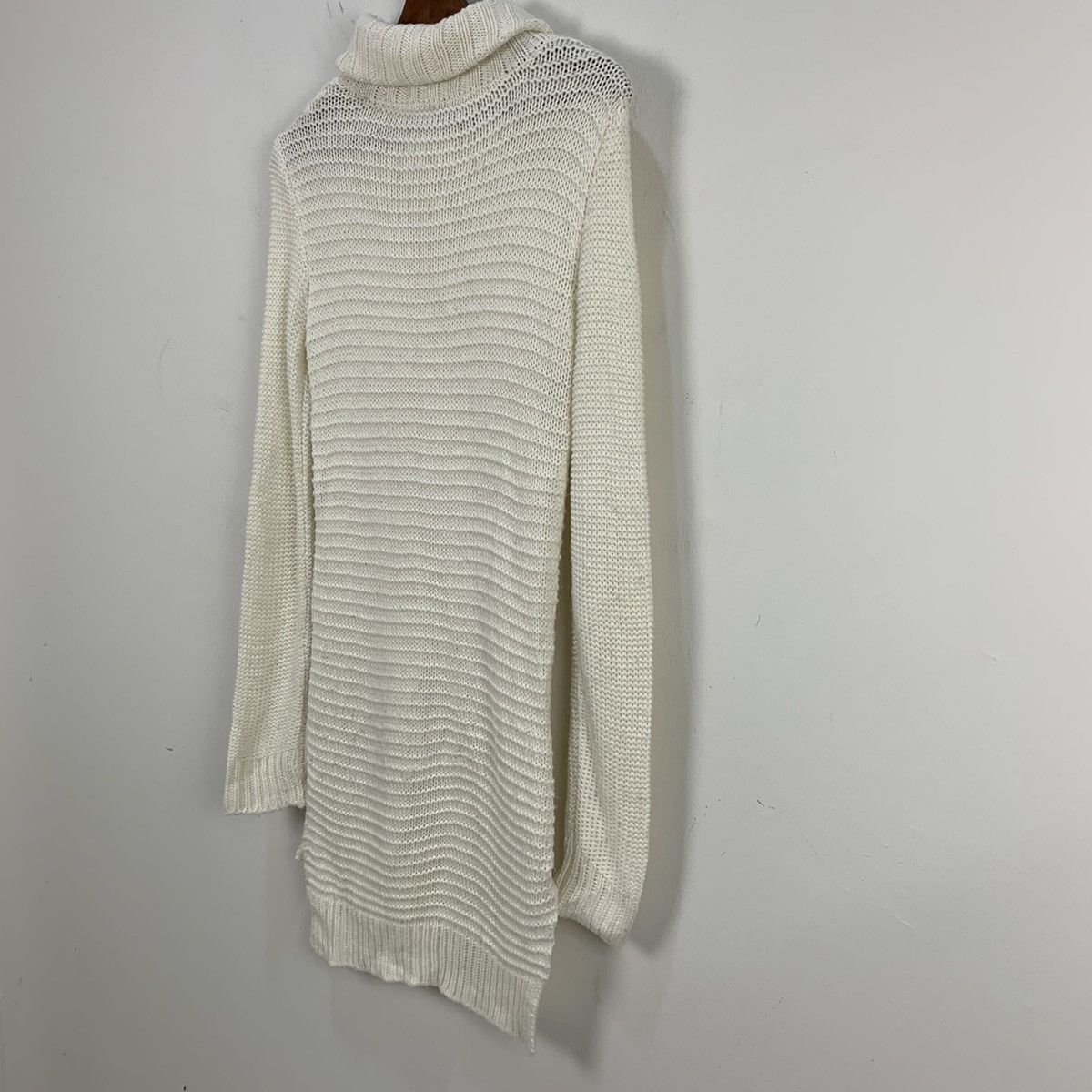Aran Isles Knitwear × Designer Turtleneck Chunk Crochet Celtic Cable Knitwear Long Sweater Size US S / EU 44-46 / 1 - 16 Thumbnail
