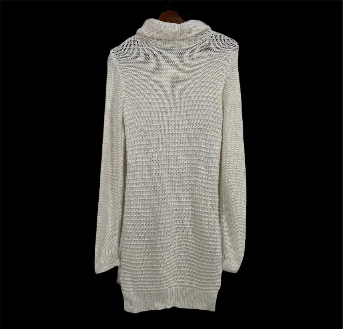 Aran Isles Knitwear × Designer Turtleneck Chunk Crochet Celtic Cable Knitwear Long Sweater Size US S / EU 44-46 / 1 - 2 Thumbnail