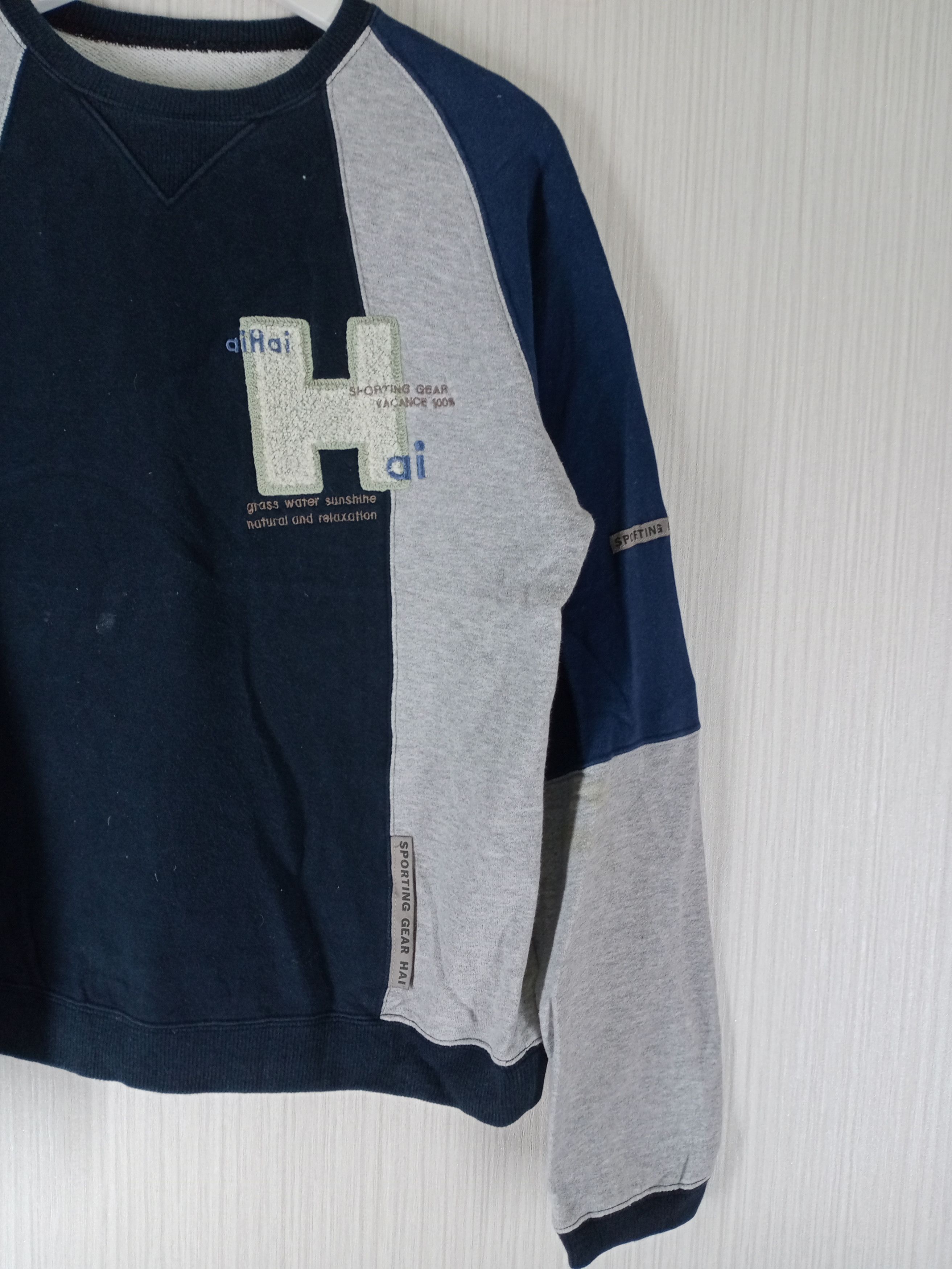 Hai Sporting Gear Vintage Hai Sporting Gear Colourblock sweatshirt Size US M / EU 48-50 / 2 - 3 Thumbnail