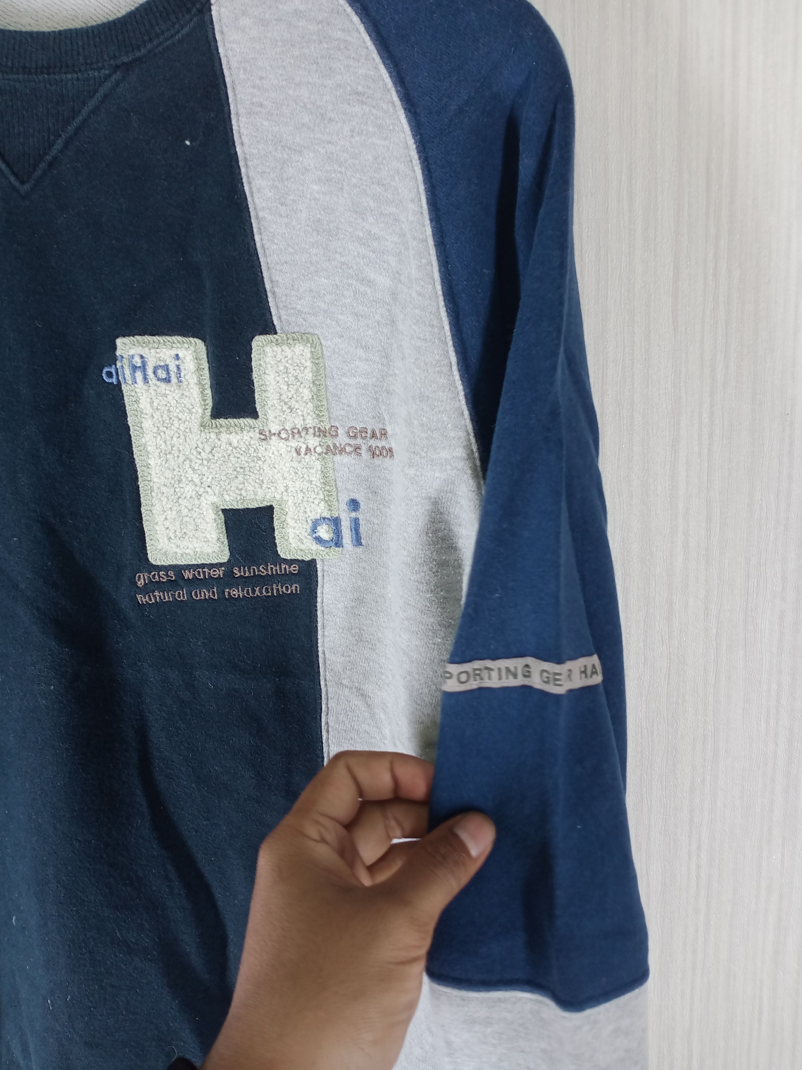 Hai Sporting Gear Vintage Hai Sporting Gear Colourblock sweatshirt Size US M / EU 48-50 / 2 - 2 Thumbnail