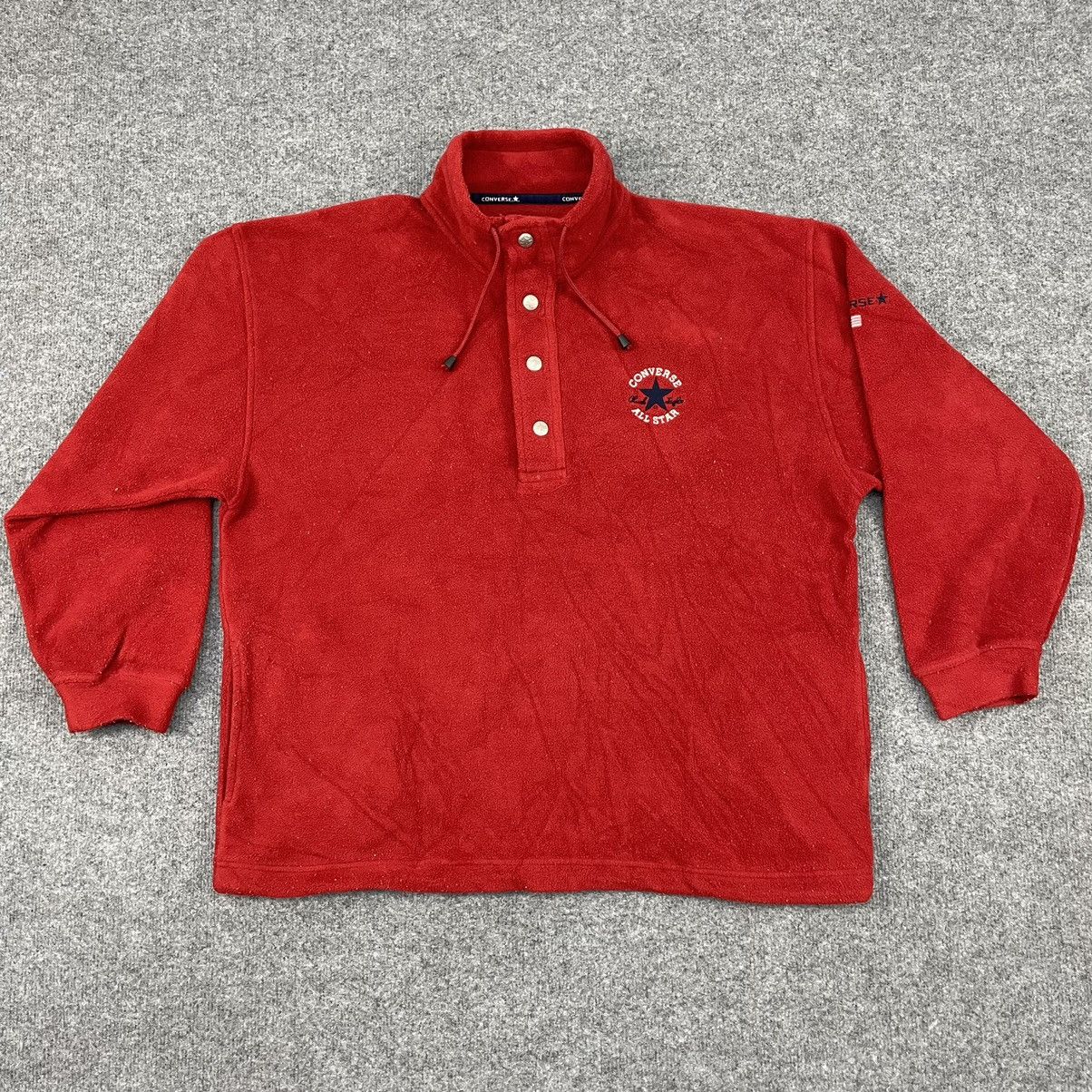 Converse × Japanese Brand × Vintage Vintage Converse Fleece Half Size US L / EU 52-54 / 3 - 1 Thumbnail