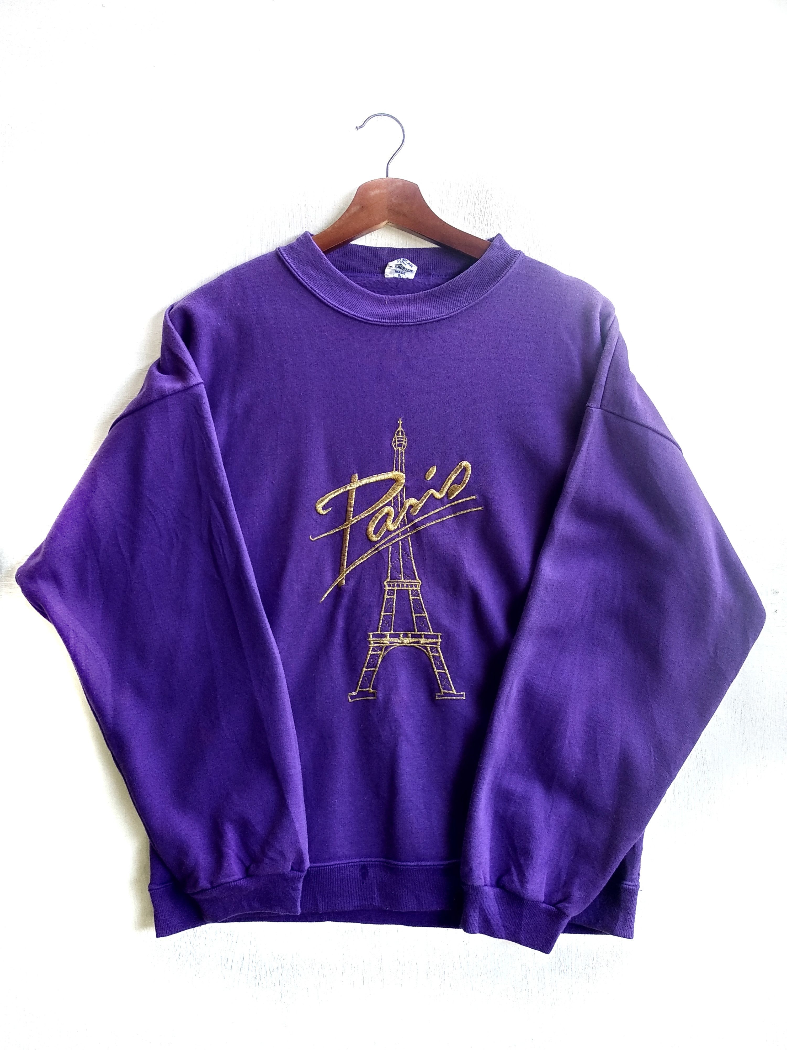 Designer × Other × Vintage Vintage Eiffel Tower Paris Sweatshirt Size M / US 6-8 / IT 42-44 - 2 Thumbnail