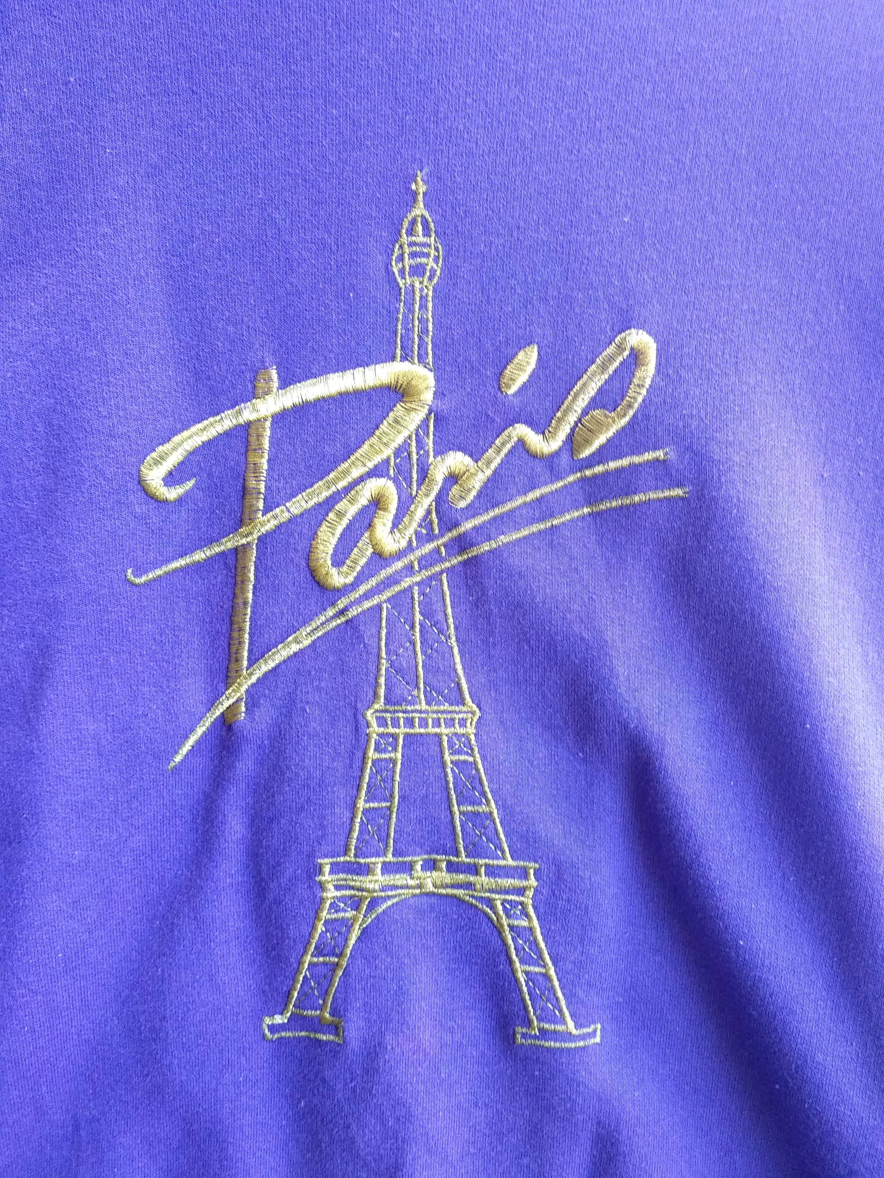 Designer × Other × Vintage Vintage Eiffel Tower Paris Sweatshirt Size M / US 6-8 / IT 42-44 - 4 Thumbnail