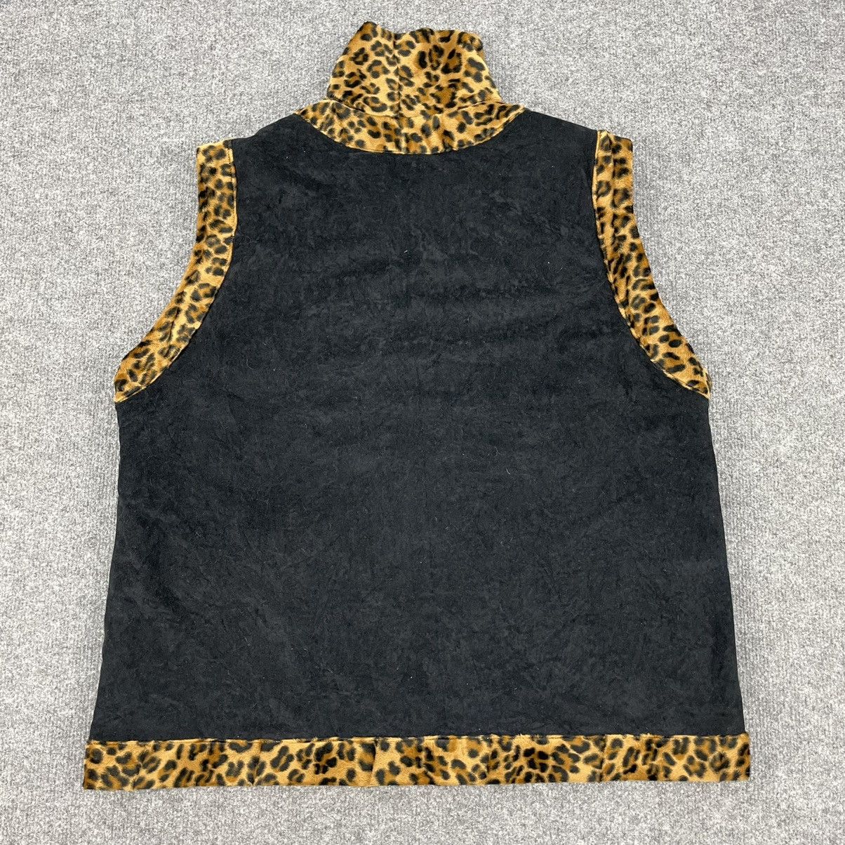 Japanese Brand × Vintage Japanese Brand Riversible Leopord Vest Size US L / EU 52-54 / 3 - 3 Thumbnail