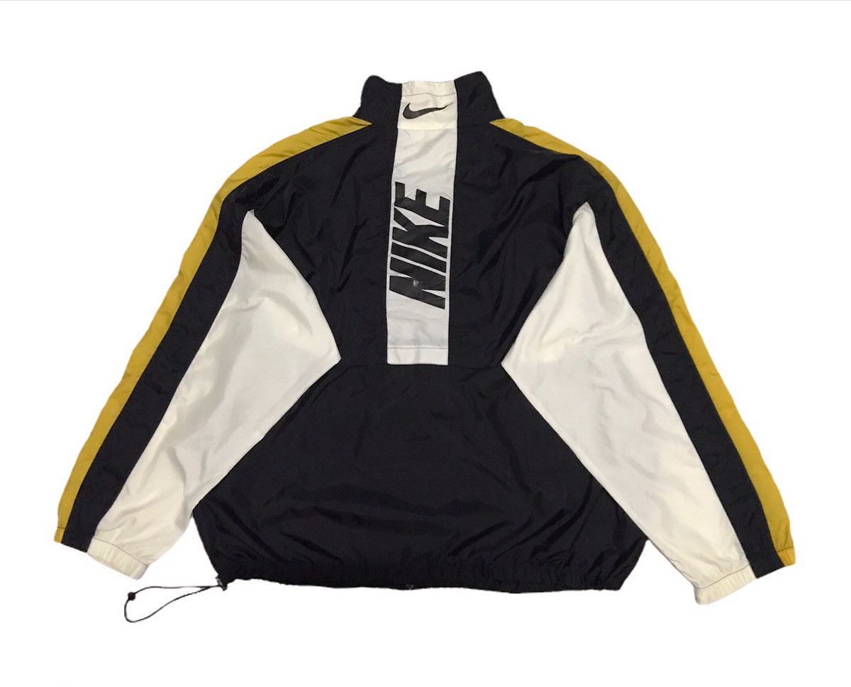 Nike × Vintage Vintage 90s Nike Big Logo Spell Out Nylon Jacket Size US XL / EU 56 / 4 - 1 Thumbnail