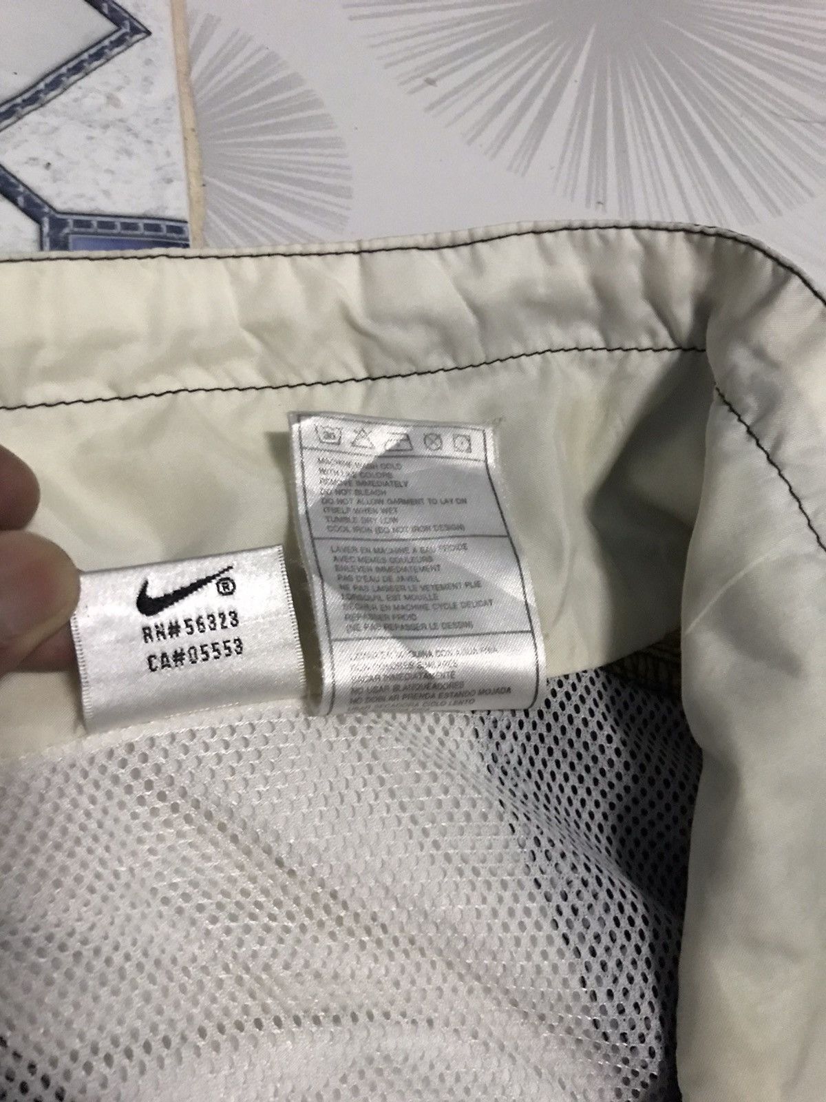 Nike × Vintage Vintage 90s Nike Big Logo Spell Out Nylon Jacket Size US XL / EU 56 / 4 - 18 Thumbnail