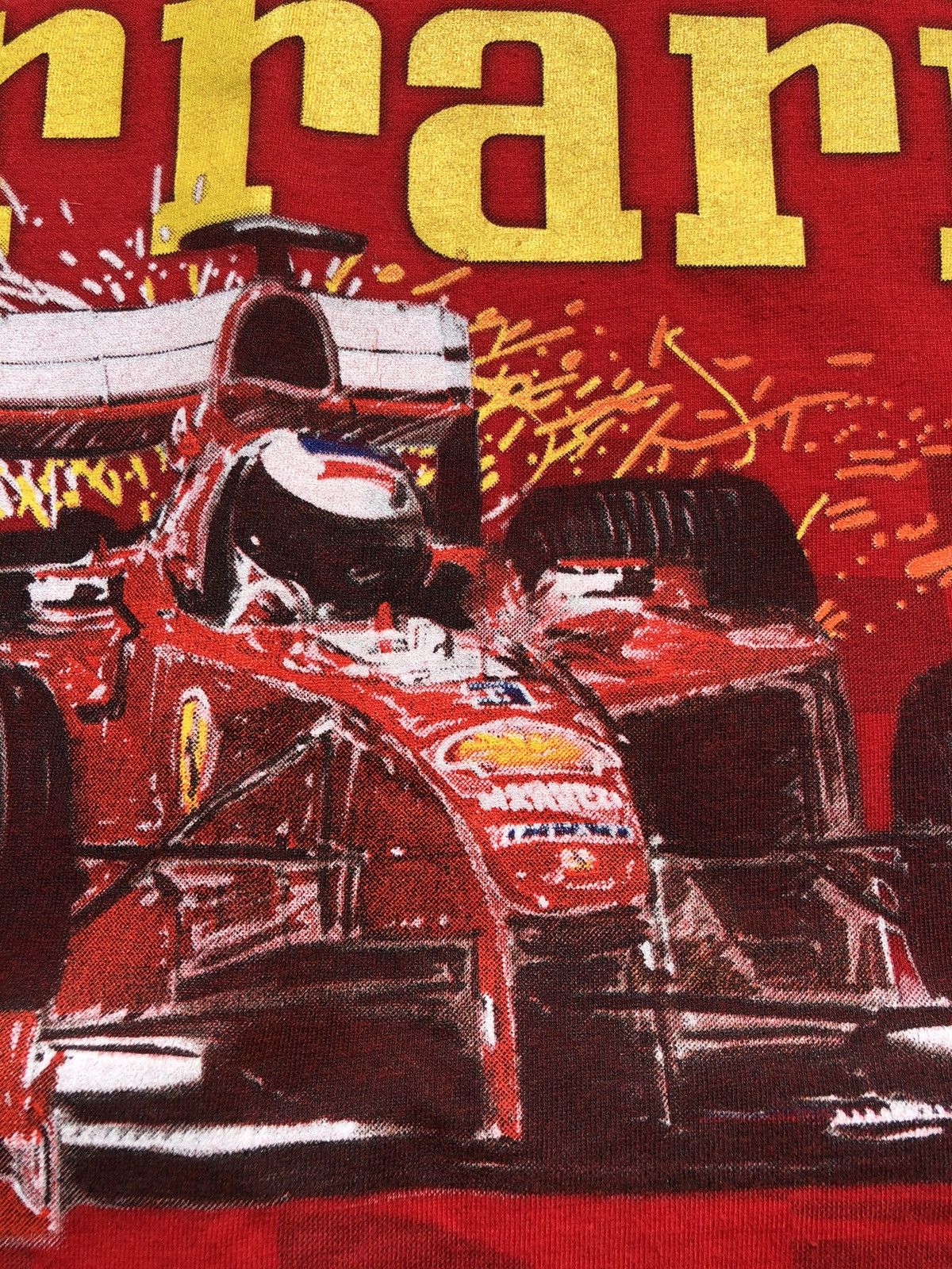 Ferrari Vintage 1999 Ferrari Formula One F1 Red Tee (Marlboro) Size US XL / EU 56 / 4 - 4 Thumbnail