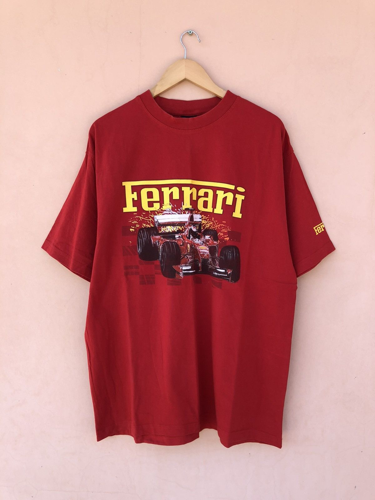 Ferrari Vintage 1999 Ferrari Formula One F1 Red Tee (Marlboro) Size US XL / EU 56 / 4 - 2 Thumbnail