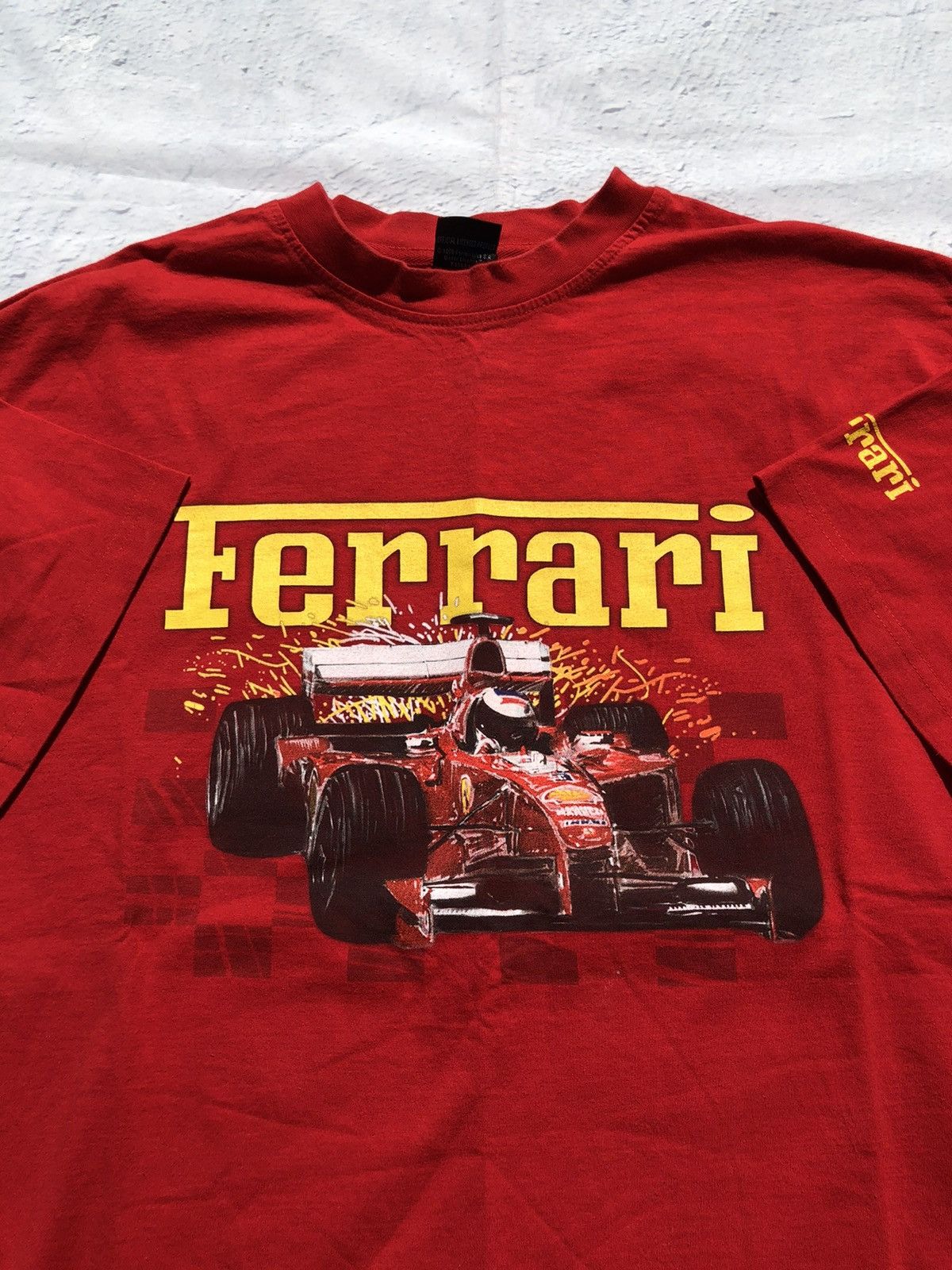 Ferrari Vintage 1999 Ferrari Formula One F1 Red Tee (Marlboro) Size US XL / EU 56 / 4 - 3 Thumbnail