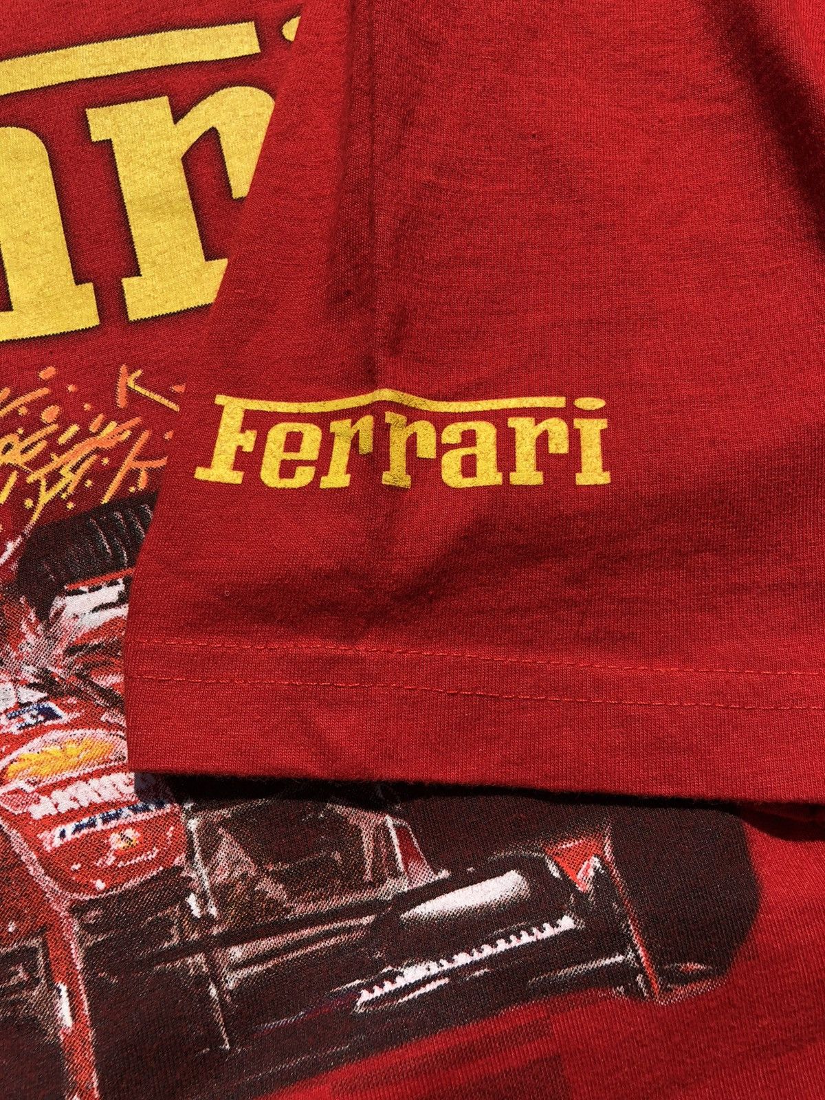 Ferrari Vintage 1999 Ferrari Formula One F1 Red Tee (Marlboro) Size US XL / EU 56 / 4 - 7 Thumbnail
