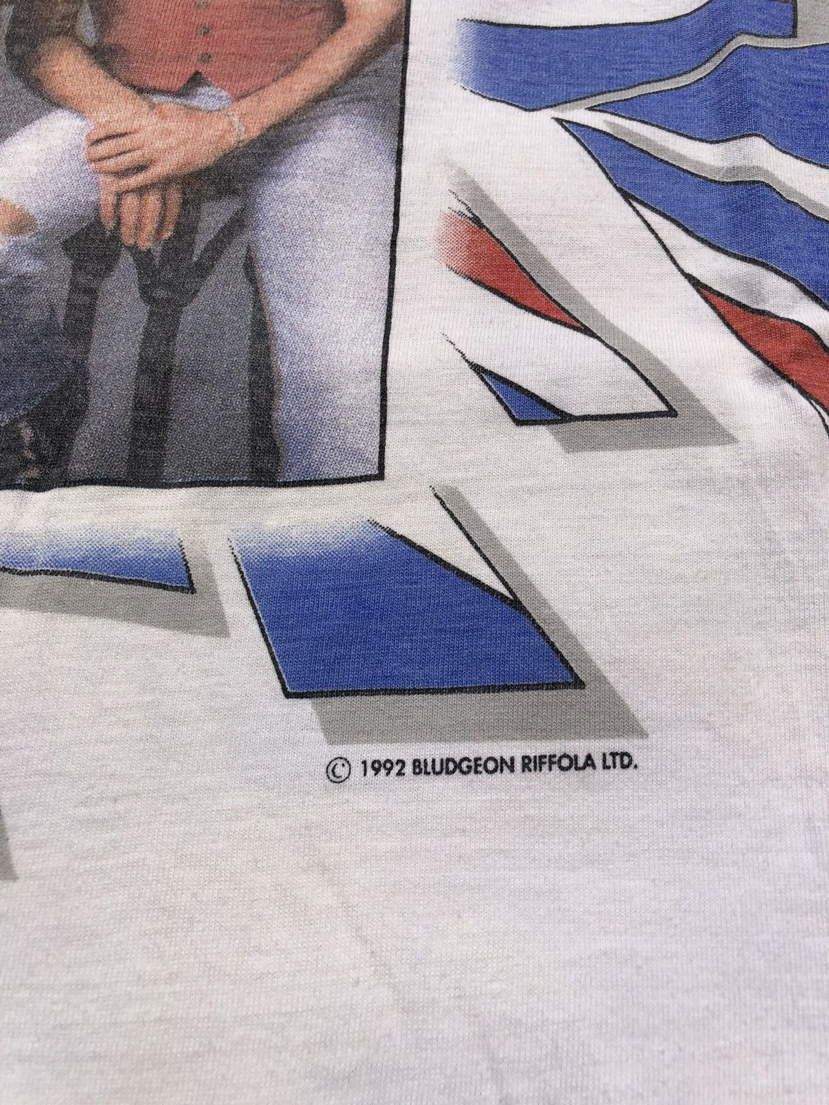 Band Tees Vintage 1992 Def Leppard Tour White Tee (Poison RATT KISS) Size US XL / EU 56 / 4 - 6 Thumbnail