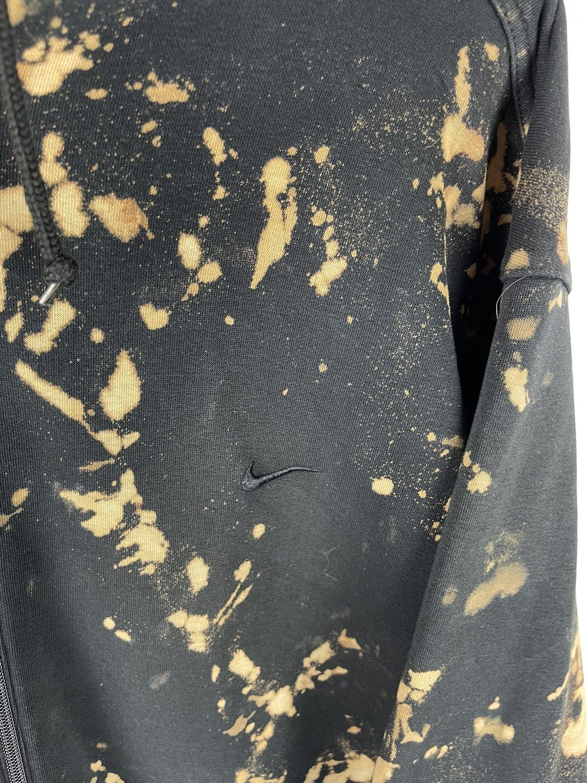 Nike Nike vintage 90s custom tie dye hand made black hoodie Size US XL / EU 56 / 4 - 9 Thumbnail