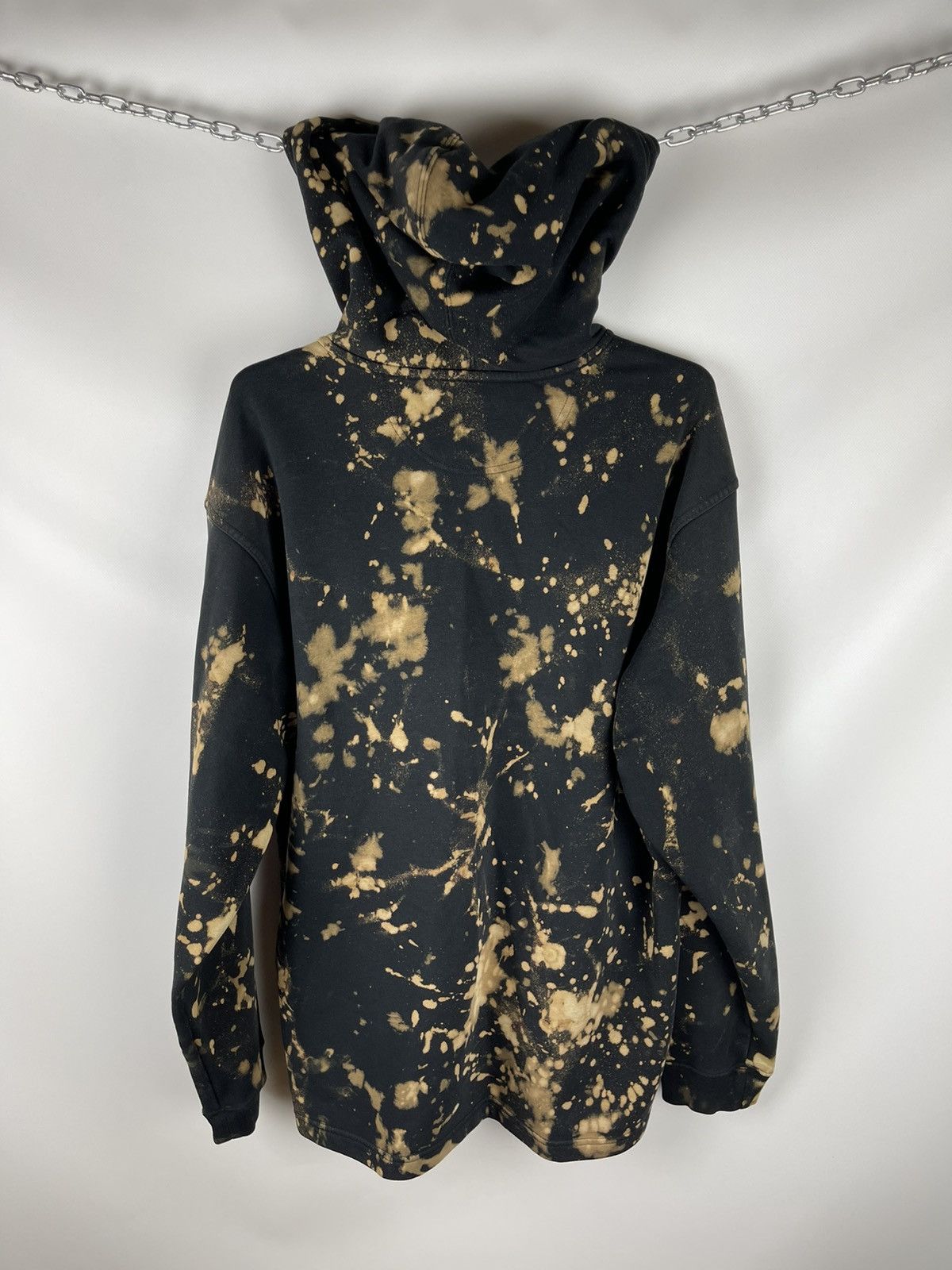 Nike Nike vintage 90s custom tie dye hand made black hoodie Size US XL / EU 56 / 4 - 2 Thumbnail
