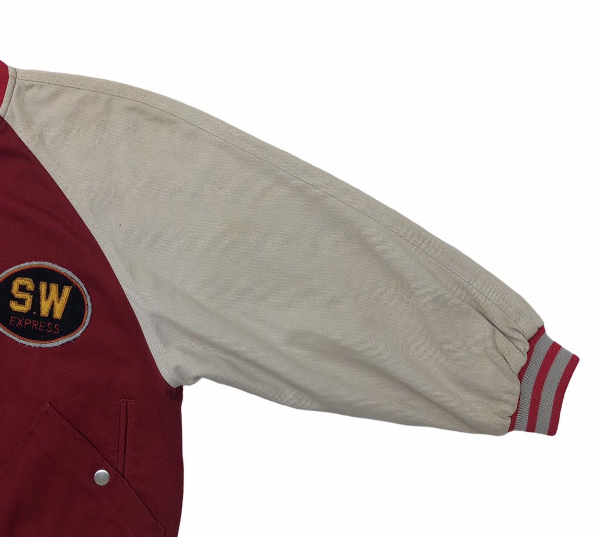 Vintage Vintage Varsity Jacket Style TRAP JAPAN Size US M / EU 48-50 / 2 - 12 Thumbnail