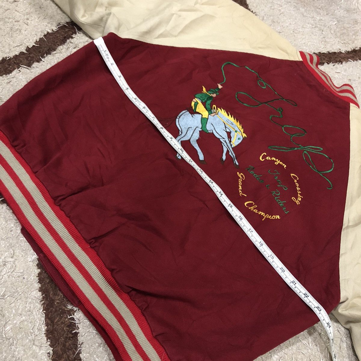 Vintage Vintage Varsity Jacket Style TRAP JAPAN Size US M / EU 48-50 / 2 - 21 Thumbnail