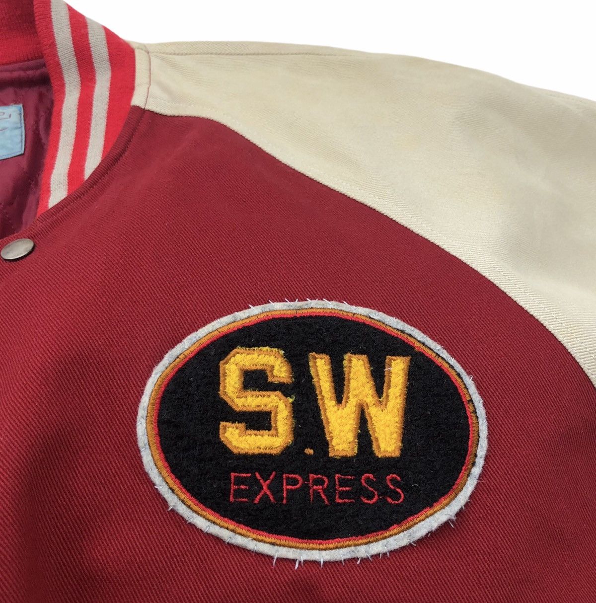 Vintage Vintage Varsity Jacket Style TRAP JAPAN Size US M / EU 48-50 / 2 - 5 Thumbnail