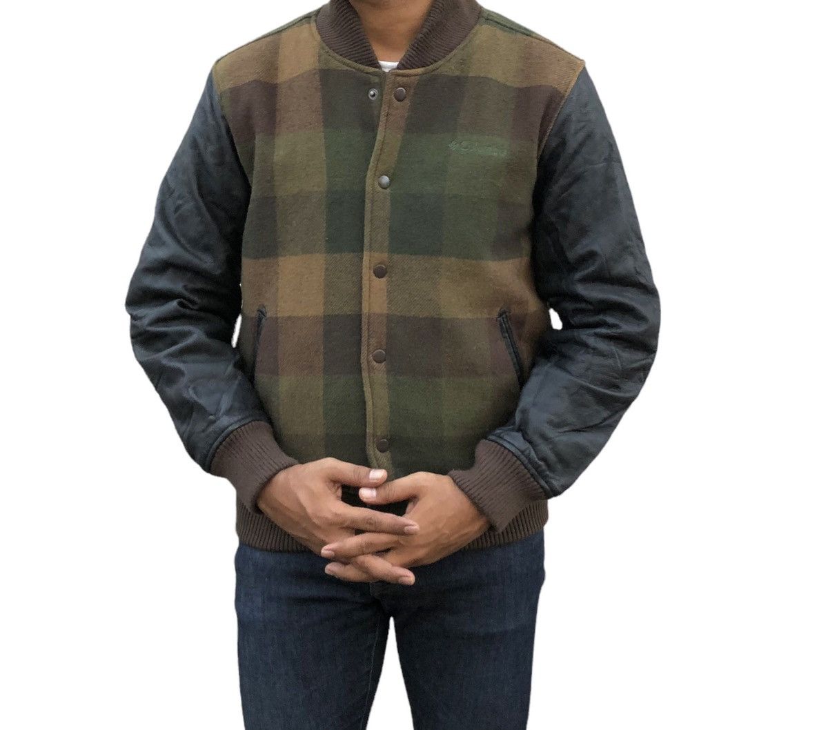 Columbia Columbia Sportswear Leather Sleeve Wool Varsity Jacket Size US S / EU 44-46 / 1 - 3 Thumbnail