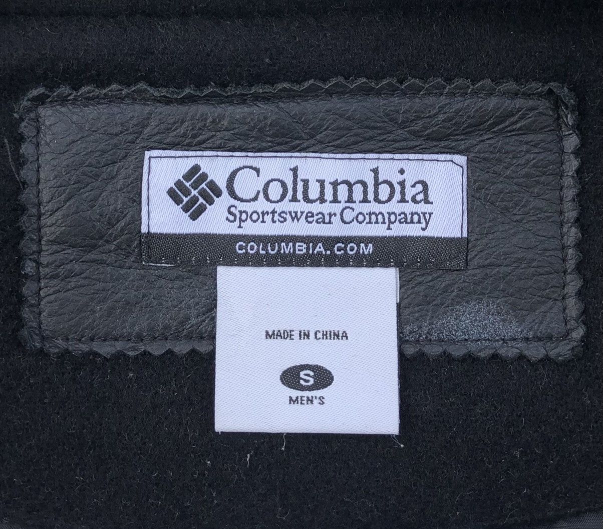 Columbia Columbia Sportswear Leather Sleeve Wool Varsity Jacket Size US S / EU 44-46 / 1 - 11 Thumbnail