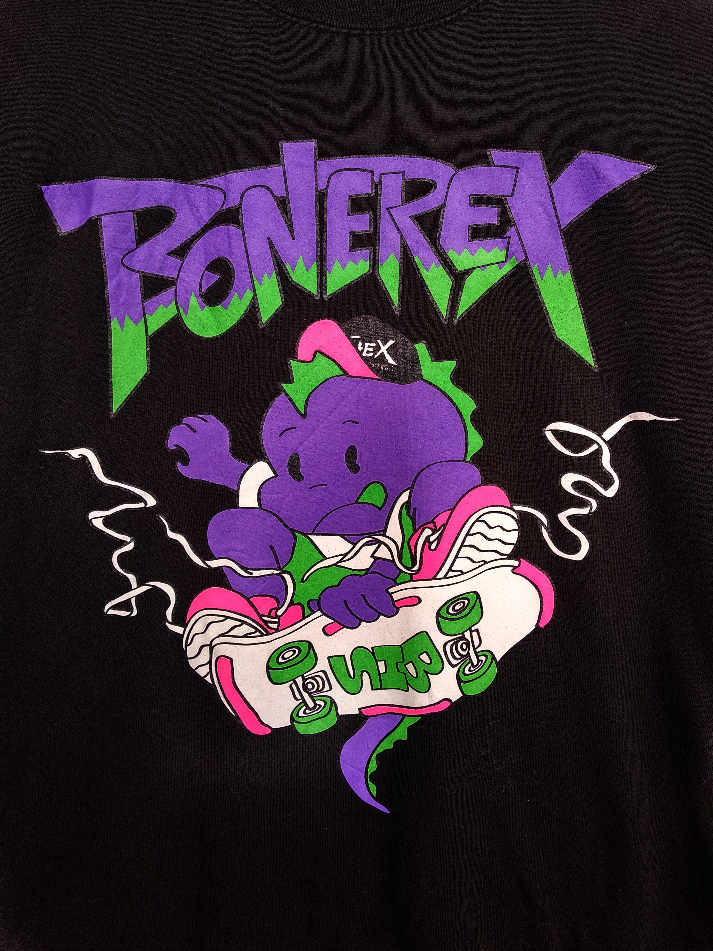 Cartoon Network × Dragonfly × Vintage Vintage Bonerex BSH Skateboard Sweatshirt Size US XL / EU 56 / 4 - 2 Thumbnail