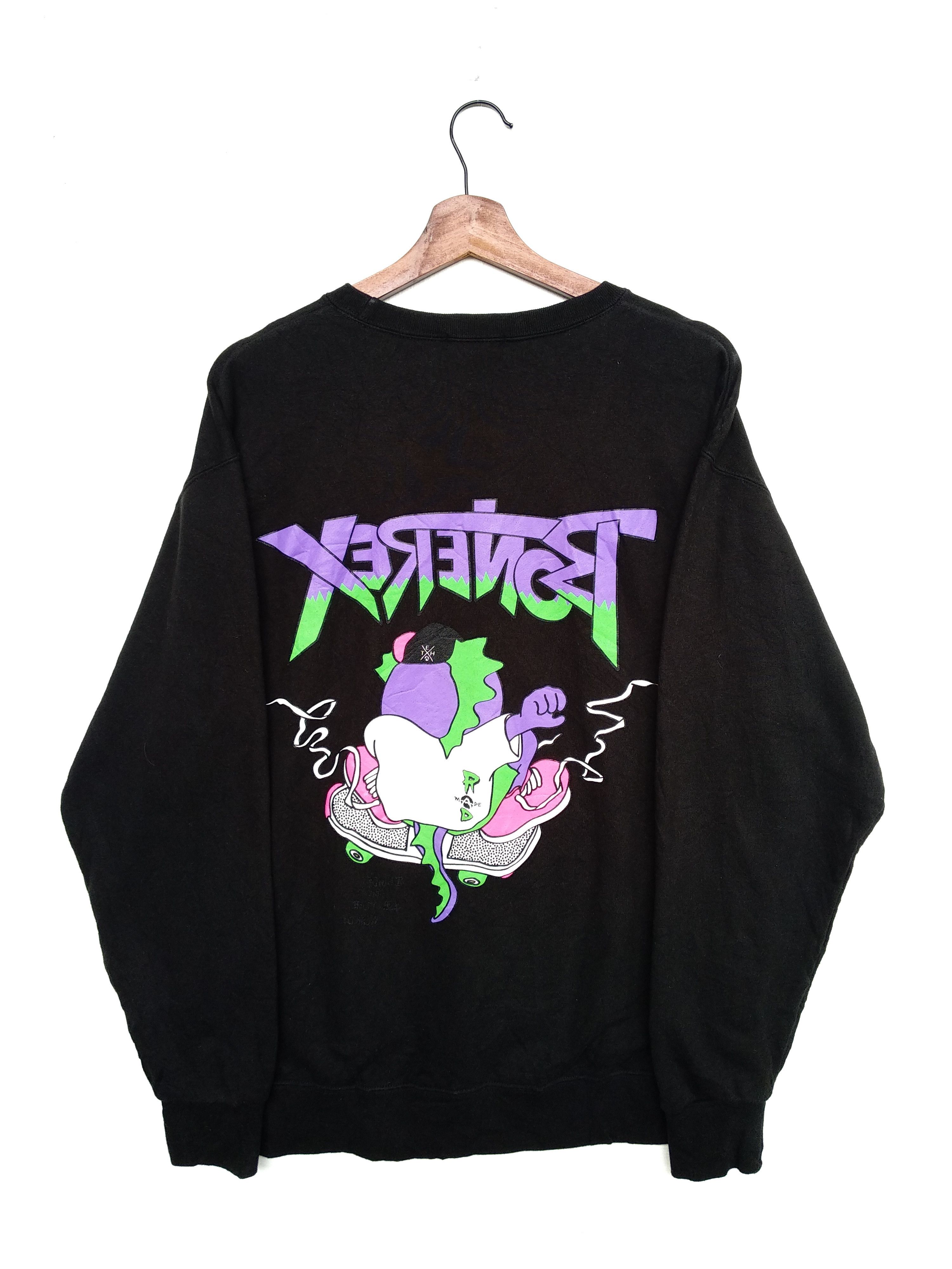 Cartoon Network × Dragonfly × Vintage Vintage Bonerex BSH Skateboard Sweatshirt Size US XL / EU 56 / 4 - 5 Thumbnail
