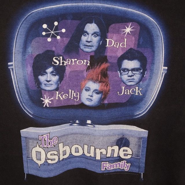 Band Tees × Vintage Vintage The Osbourne Family Band Promo Music Shirt Tour Size US M / EU 48-50 / 2 - 3 Thumbnail