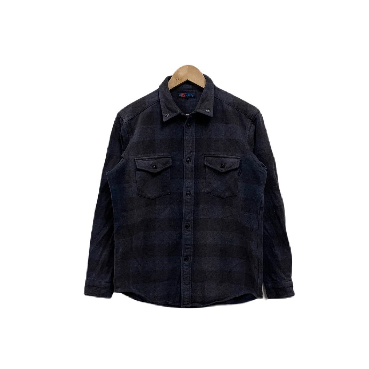 ANYTHING japan button up shirt