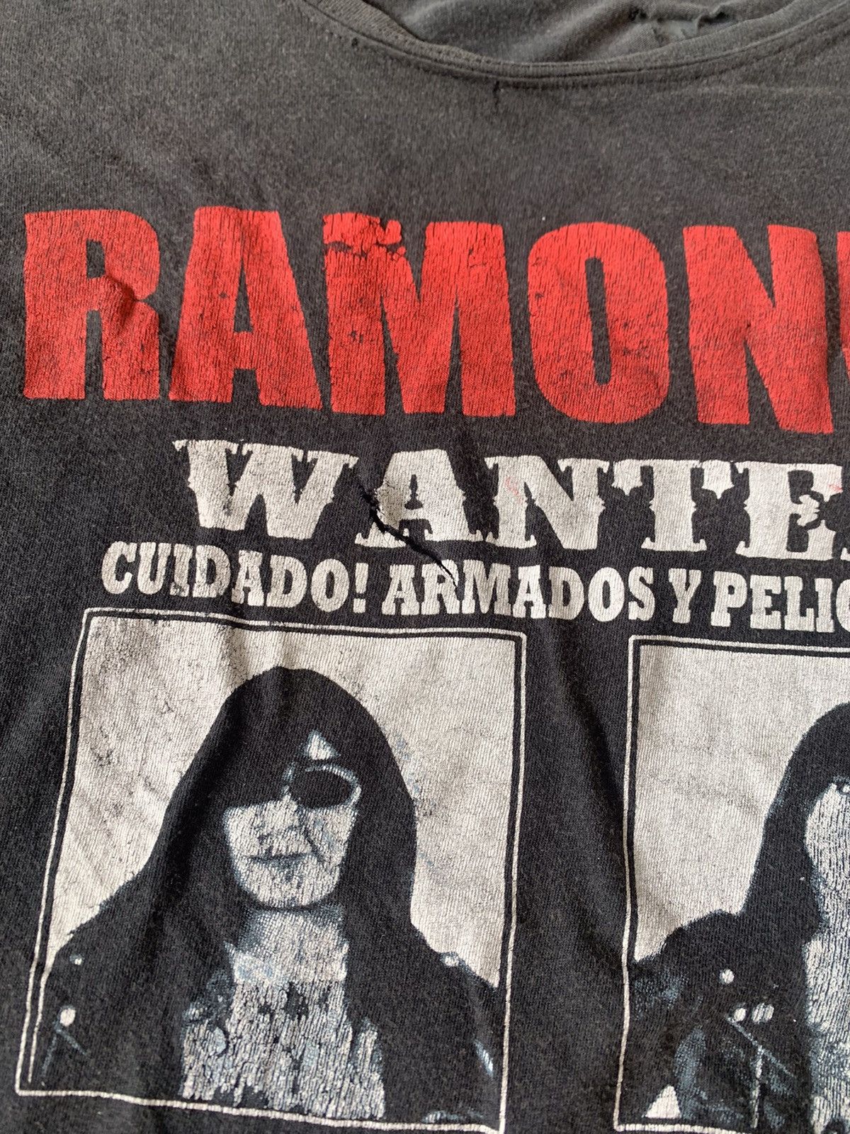 Vintage Vintage 50/50 Ramones Destroyed Shirt Size US S / EU 44-46 / 1 - 2 Thumbnail