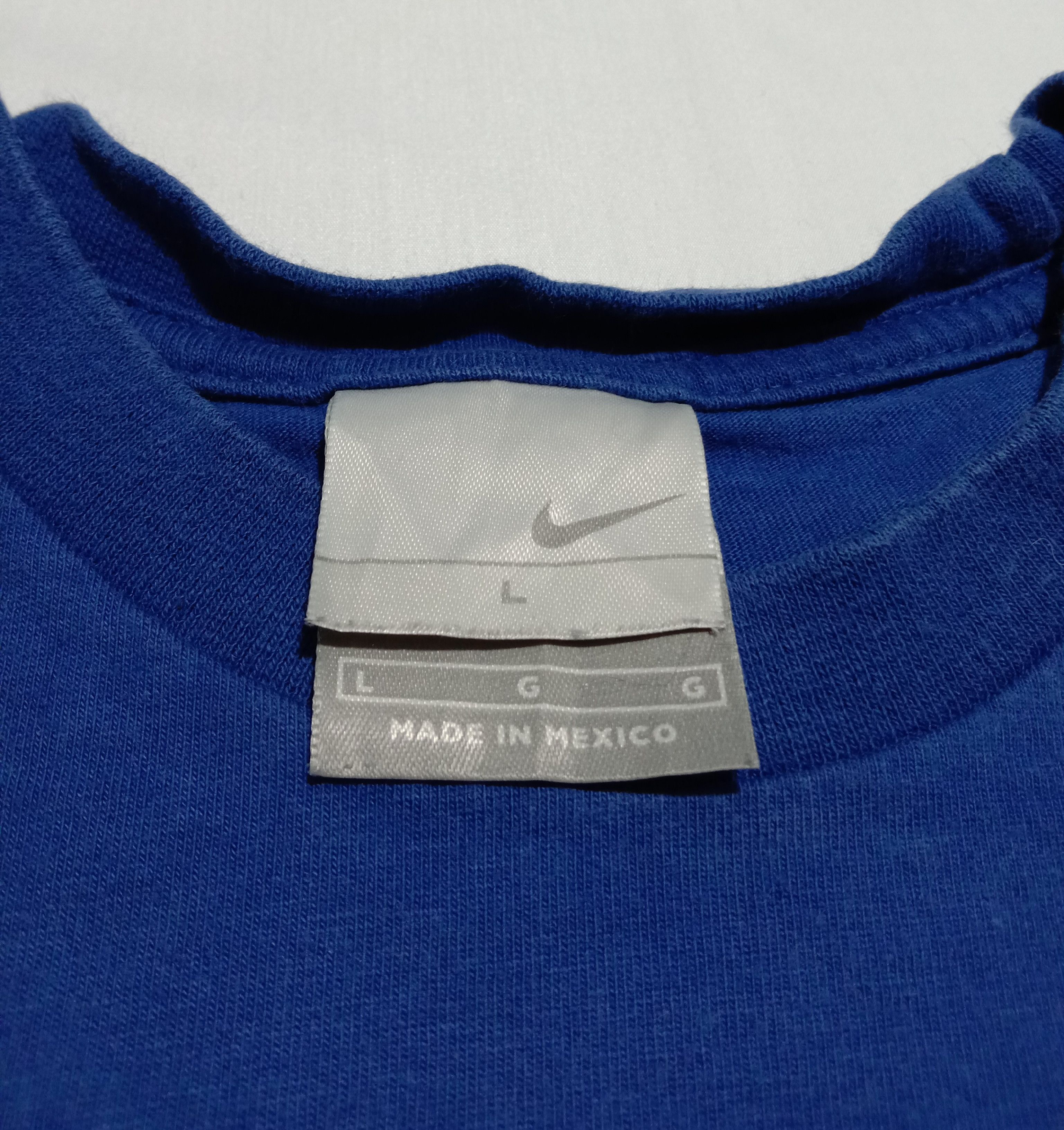 Nike Vintage 90s Nike Long Sleeve Embroidery Big Logo Tee Size US L / EU 52-54 / 3 - 4 Thumbnail
