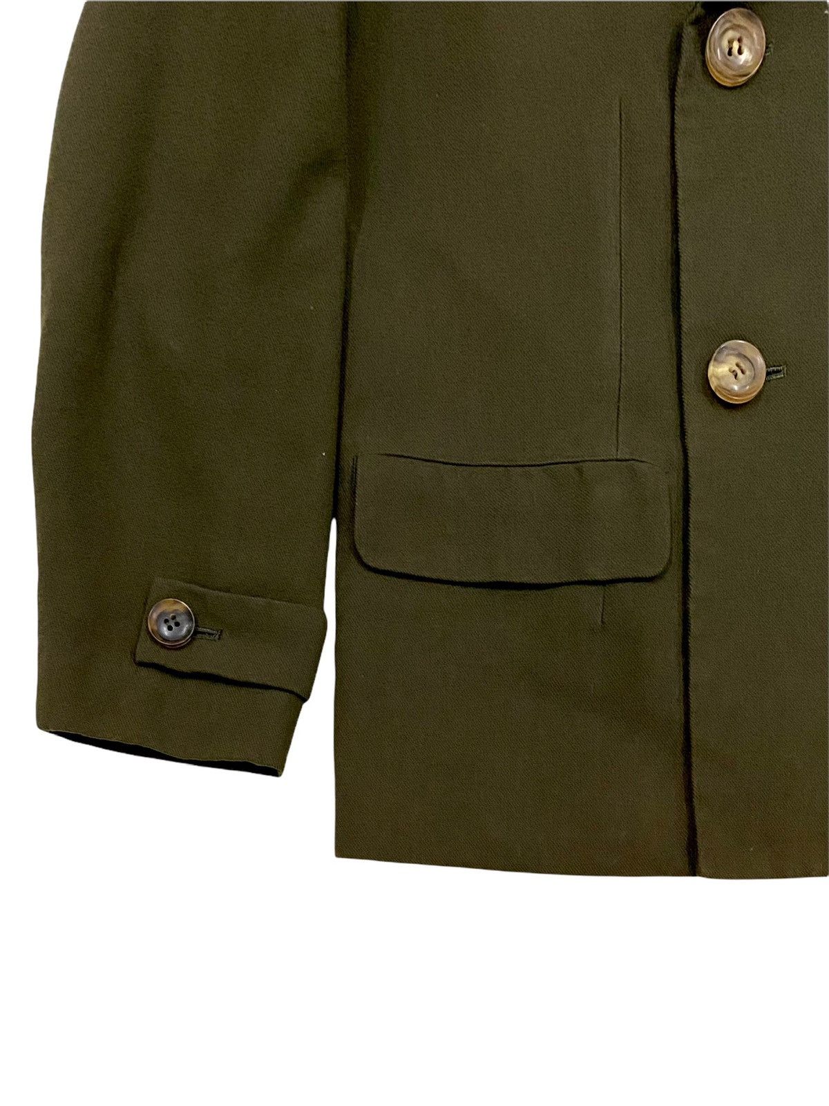 Y's × Y's for Men × Yohji Yamamoto VINTAGE Y’S PEACOAT ARMY GREEN COLOURS Size US M / EU 48-50 / 2 - 12 Thumbnail