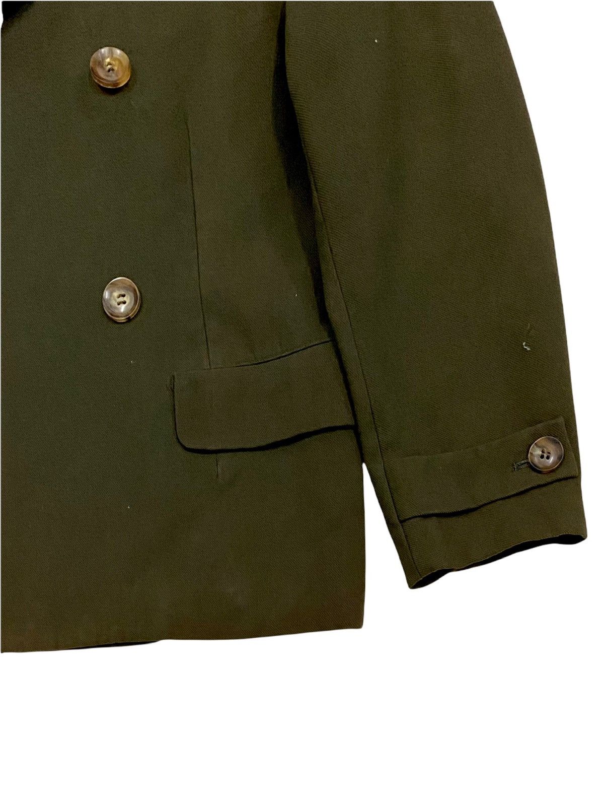 Y's × Y's for Men × Yohji Yamamoto VINTAGE Y’S PEACOAT ARMY GREEN COLOURS Size US M / EU 48-50 / 2 - 11 Thumbnail